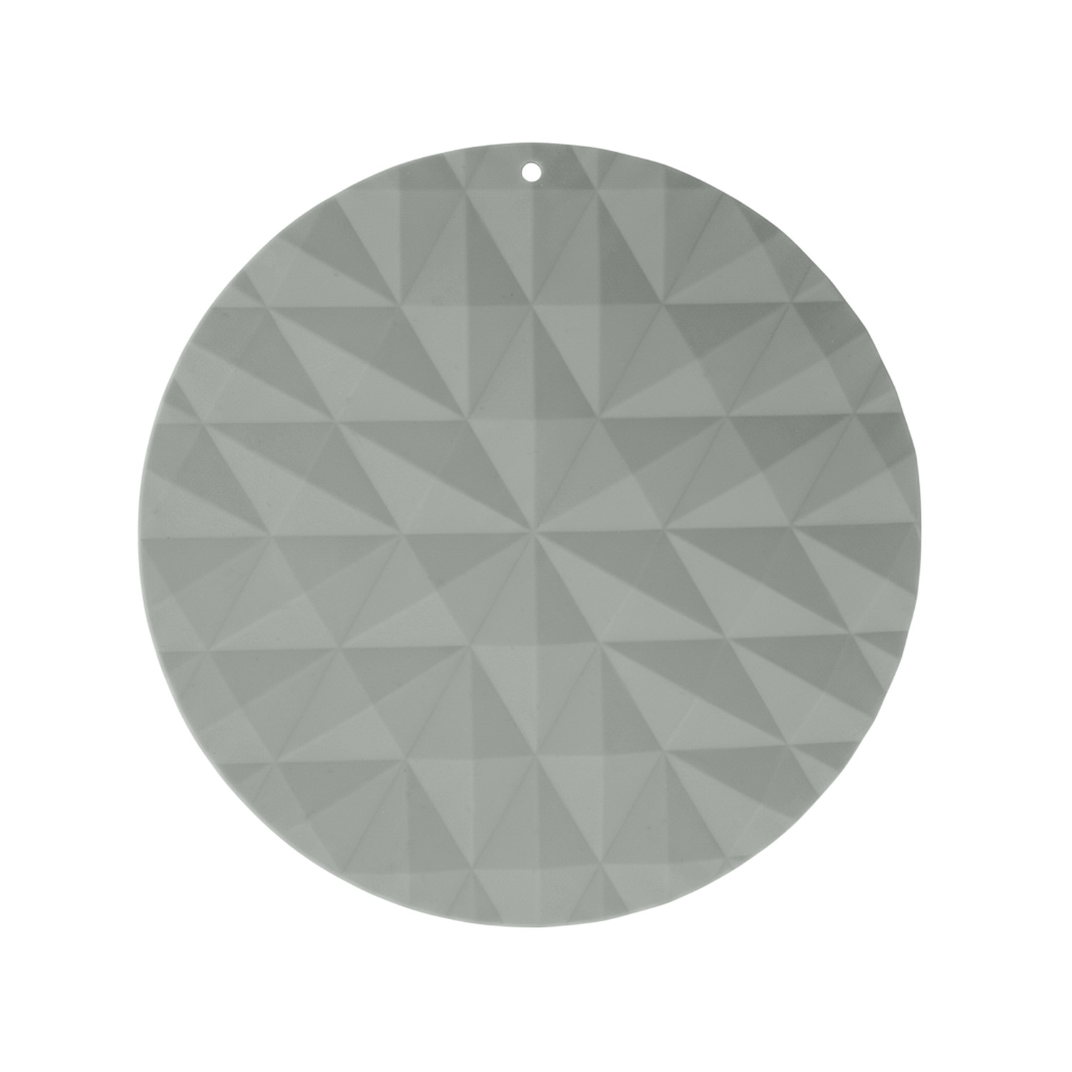 Sottopentola rotonda in silicone grigio - Protezione Termica