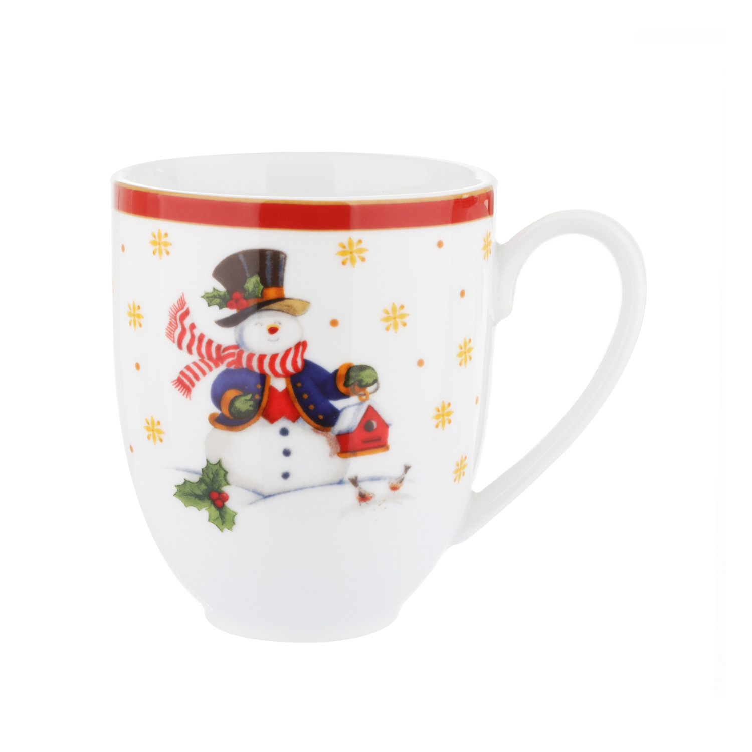 Tazza mug Pupazzo di neve in porcellana, 300 ml