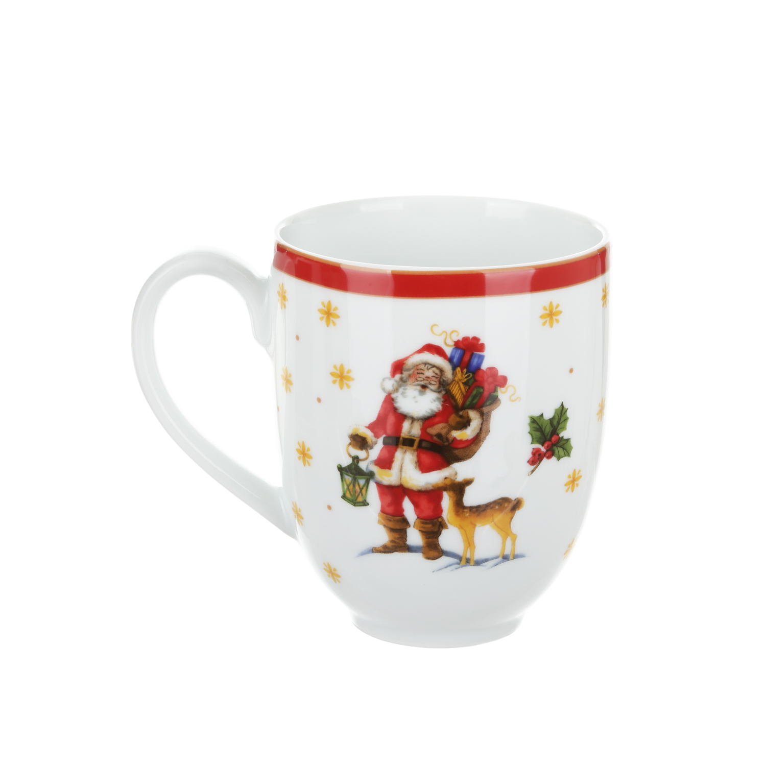 Tazza mug natalizia Babbo Natale 440 ml porcellana