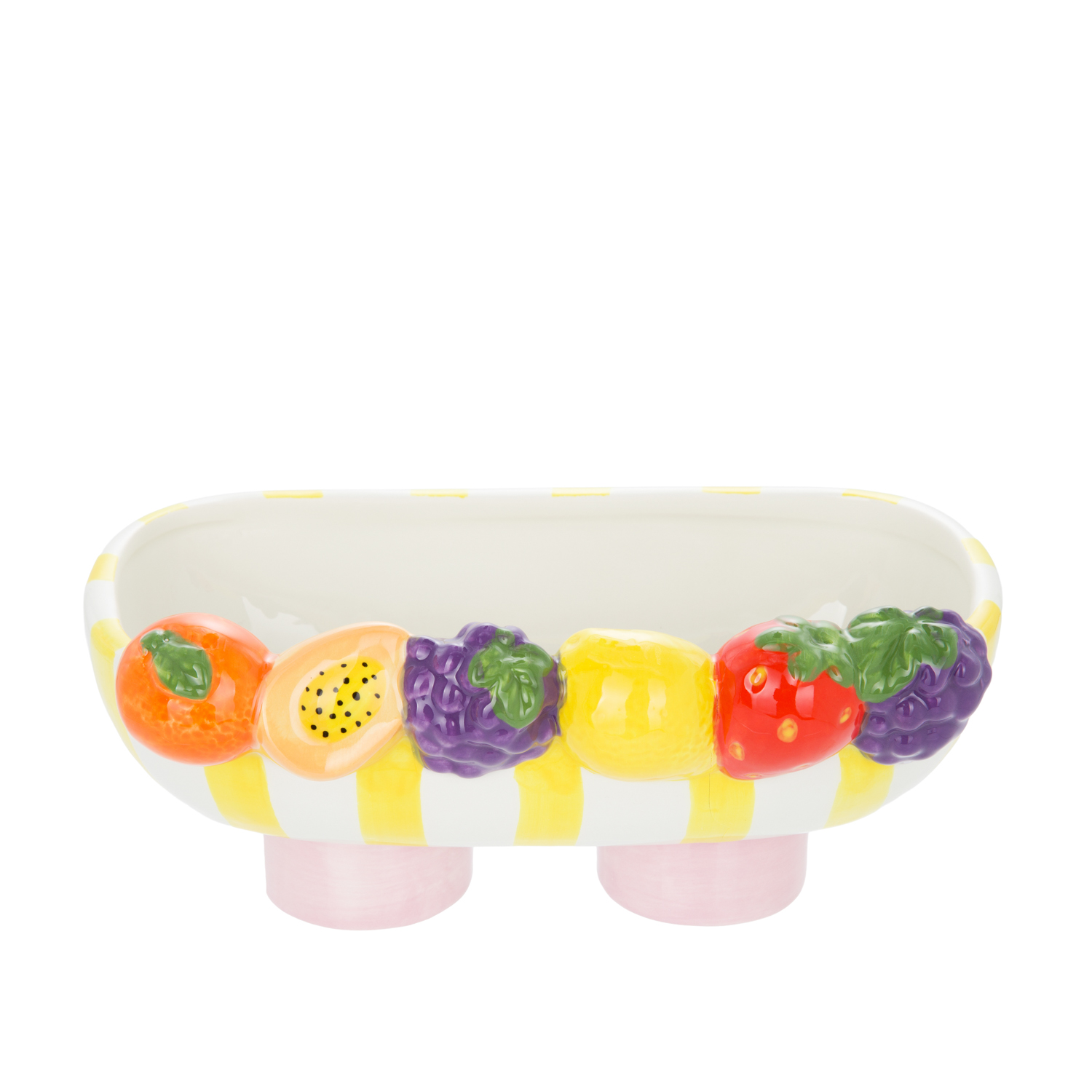 Vaso decoro frutta 24,5x14 cm Florafruit ceramica