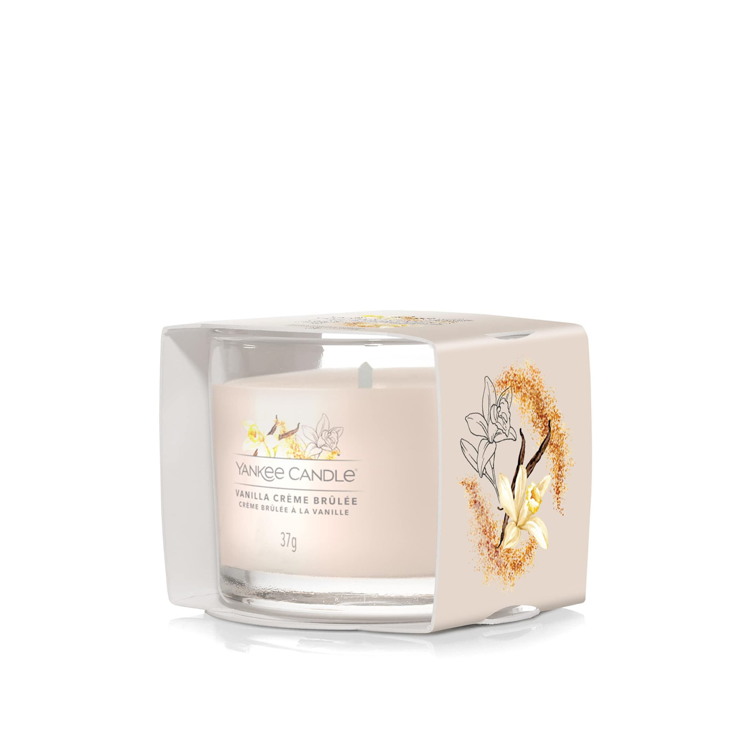 Vanilla Creme Brulee candela votiva profumata Yankee Candle