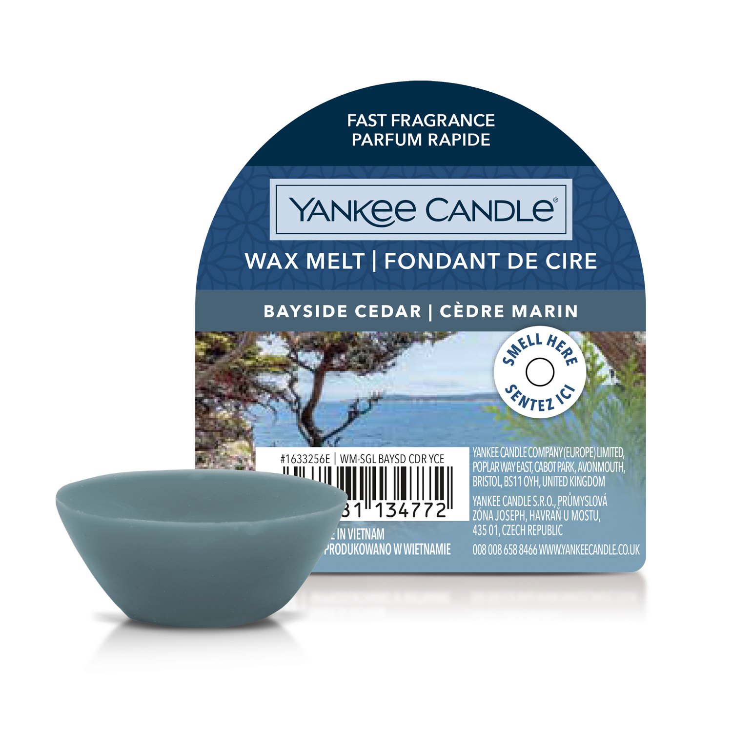 Yankee Candle Bayside Cedar: Cera da Fondere per Bruciatore