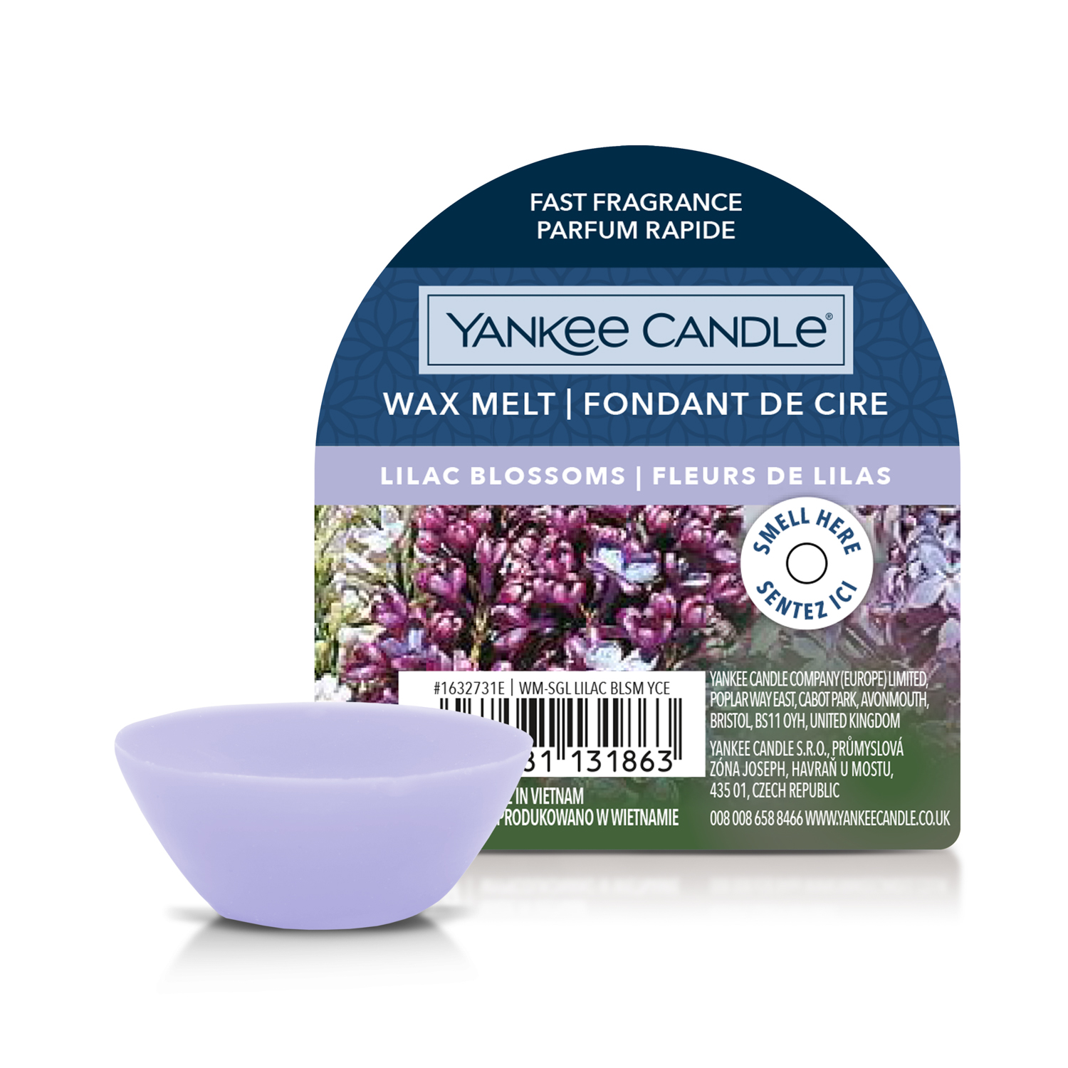 Lilac Blossoms, cera Yankee Candle per bruciatore