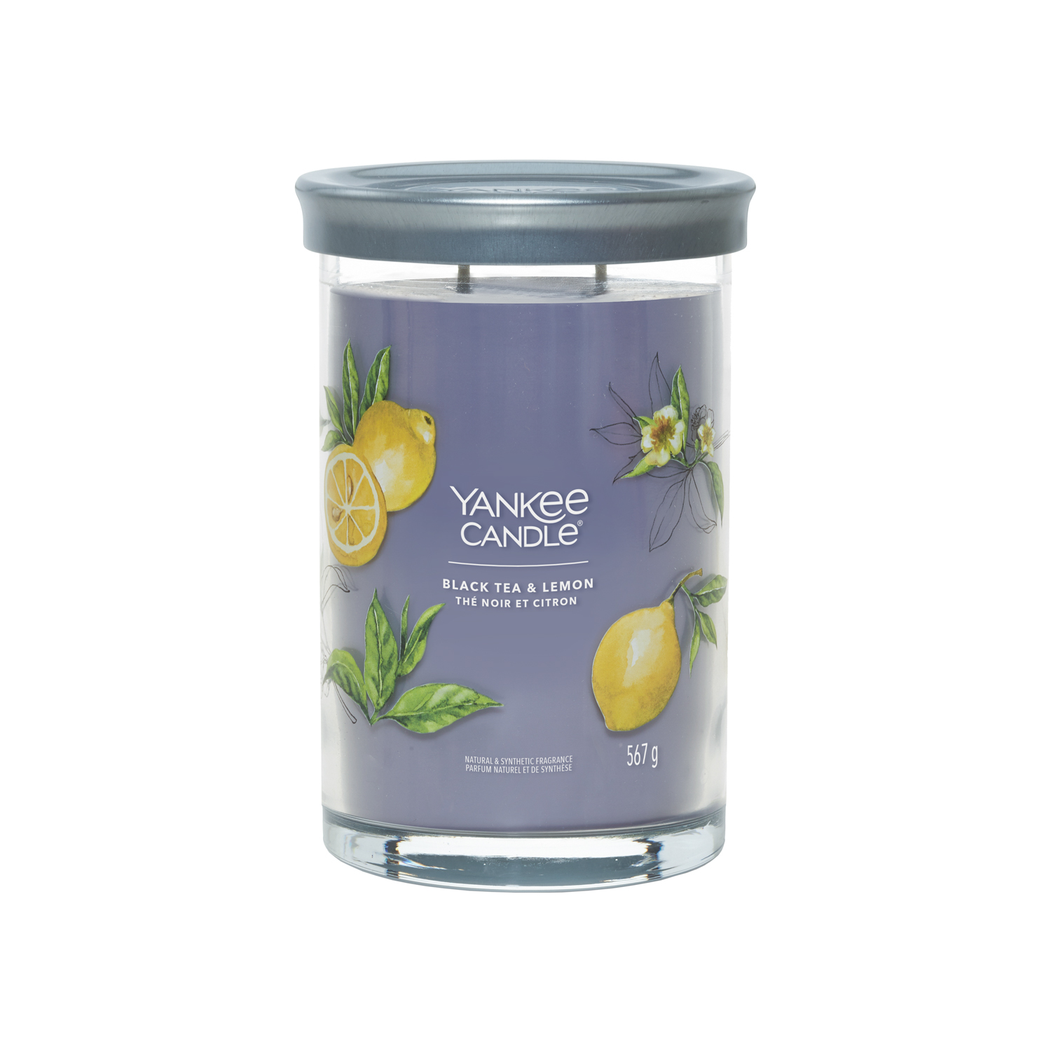 Black Tea Lemon, Candela Yankee Candle in Barattolo Grande