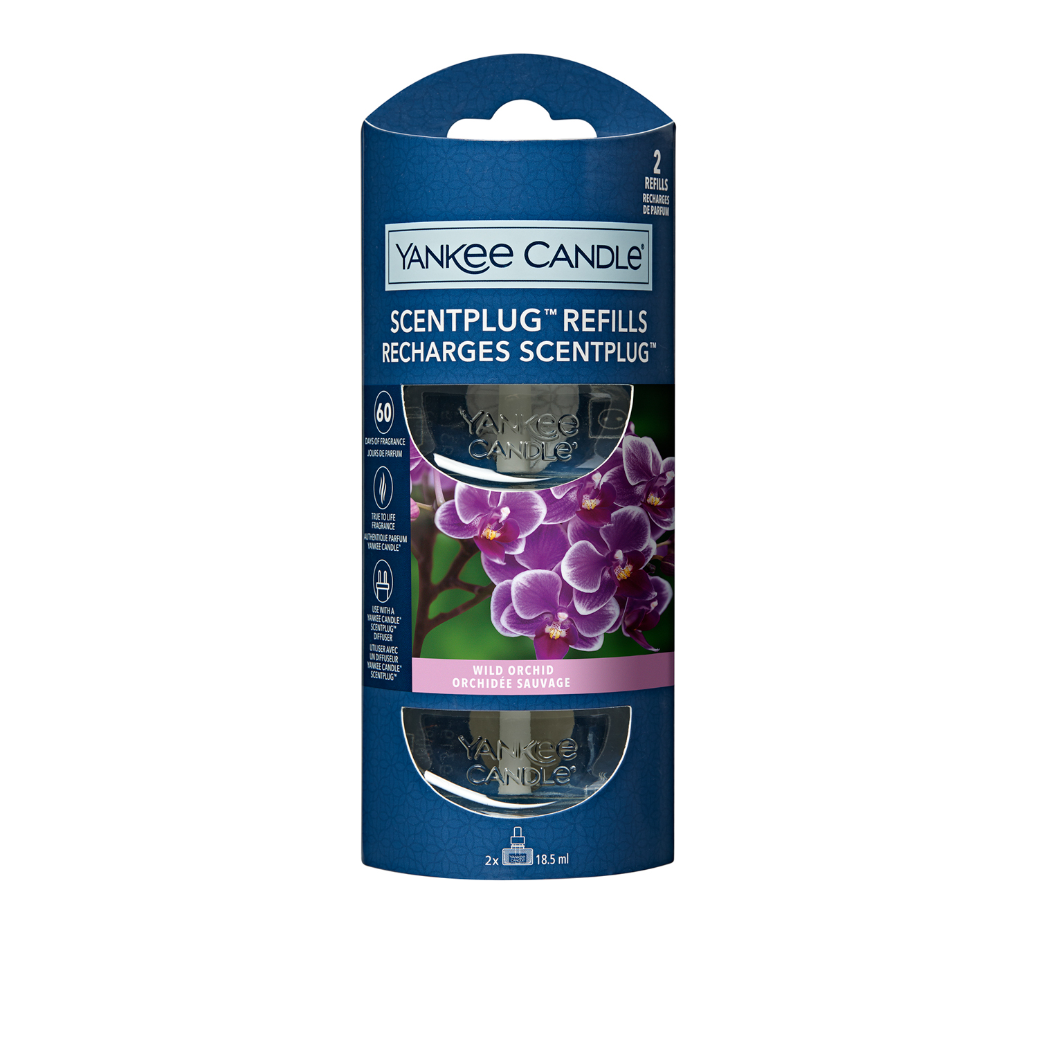 Wild Orchid, 2 ricariche per diffusore elettrico Yankee Candle
