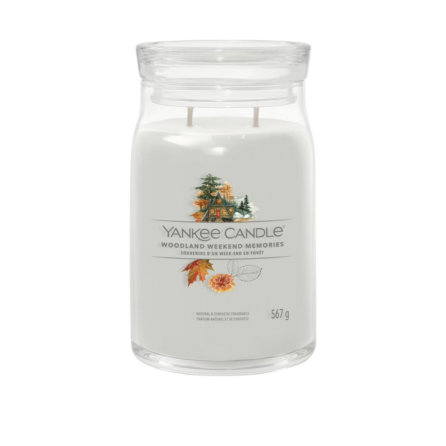 Woodland Weekend Memories, candela in giara grande Yankee Candle