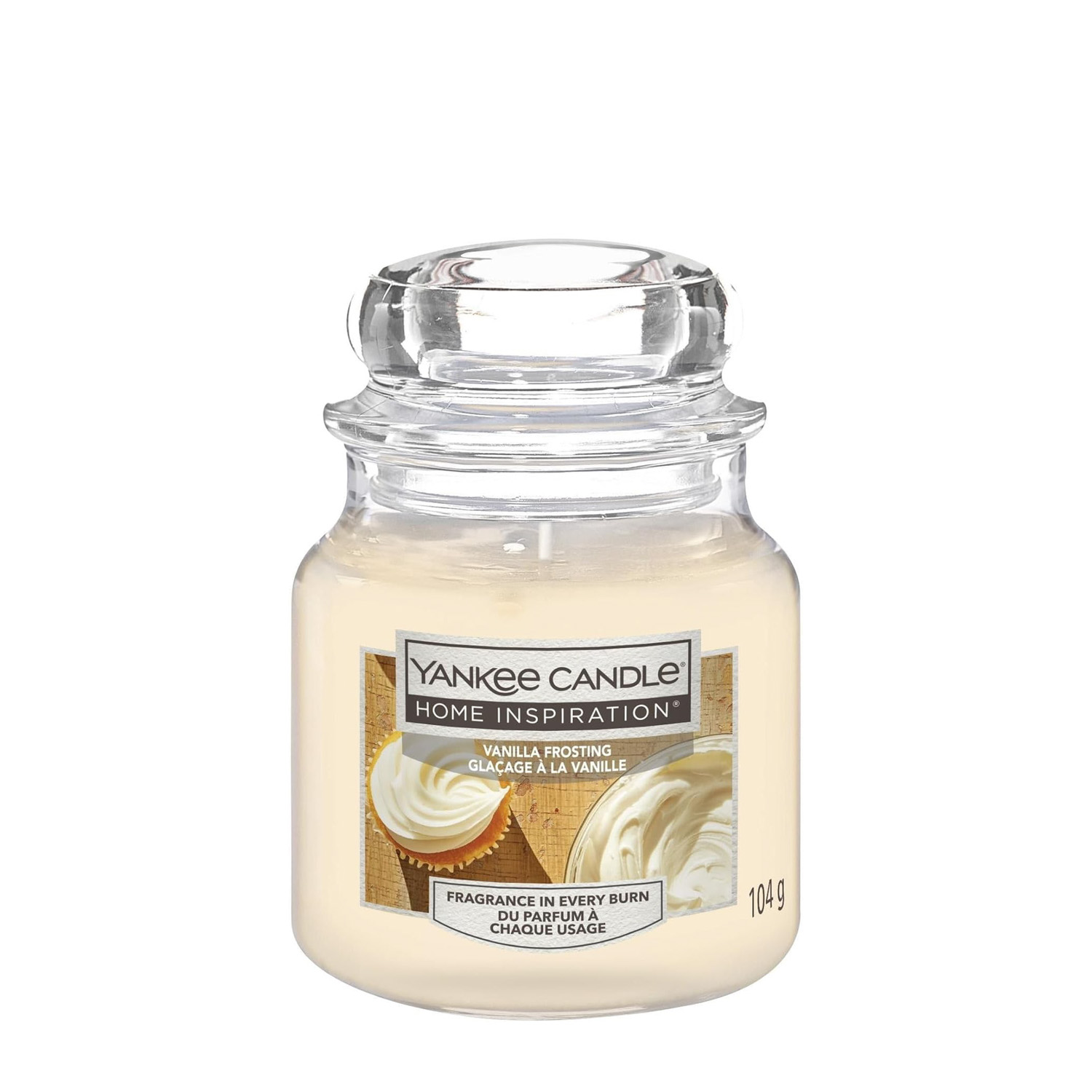 Vanilla Frosting, candela in giara piccola Yankee Candle