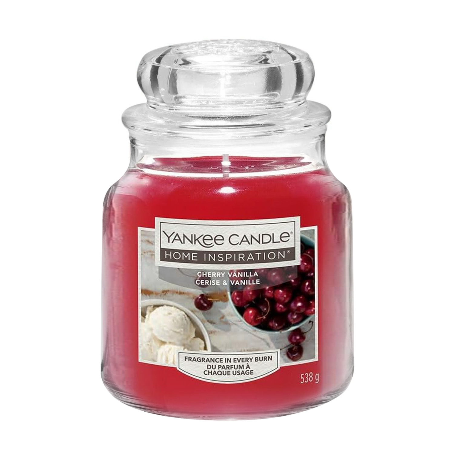 Cherry Vanilla, candela in giara media Yankee Candle