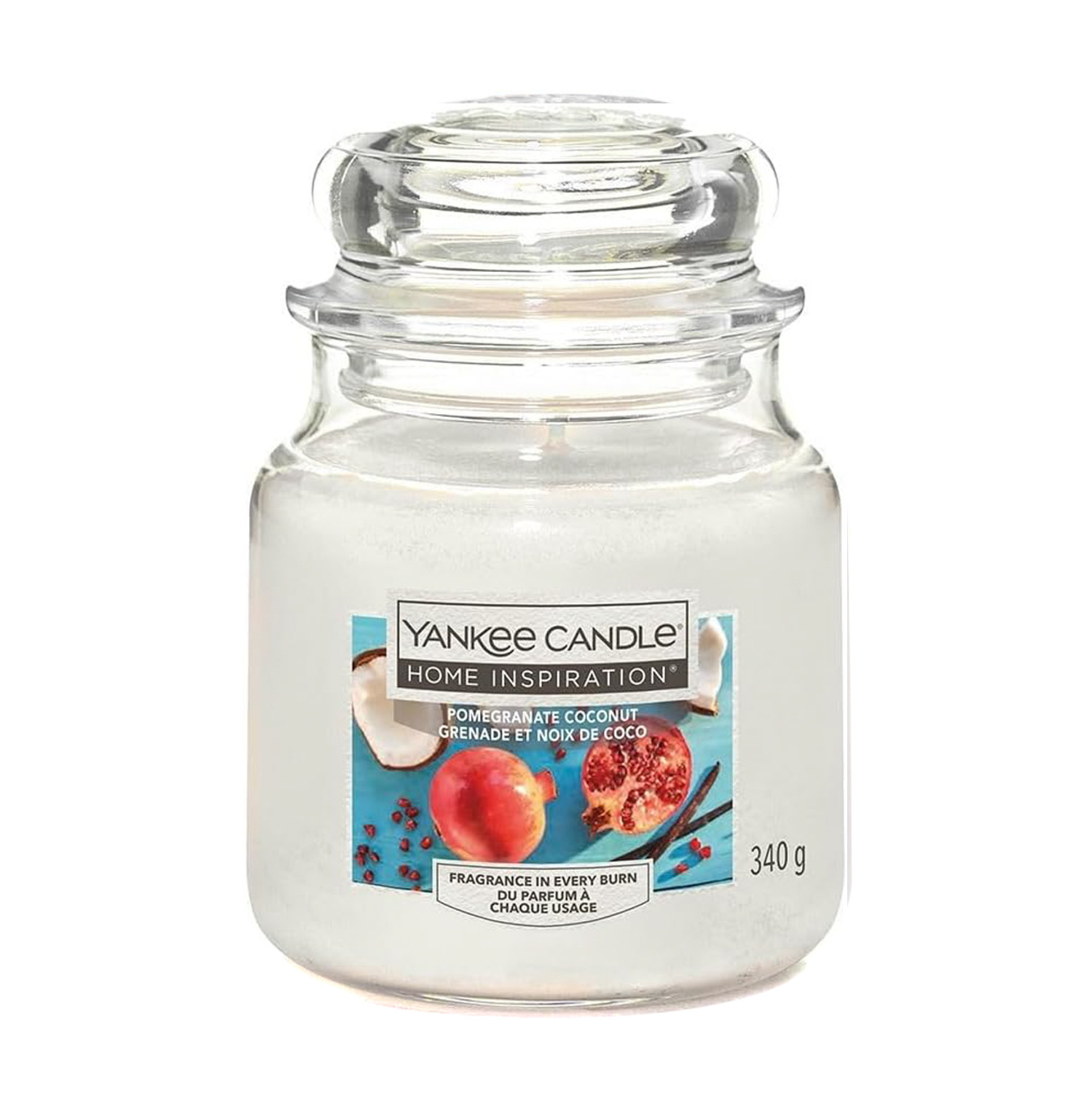 Pomegranade Coconut, candela in giara media Yankee Candle