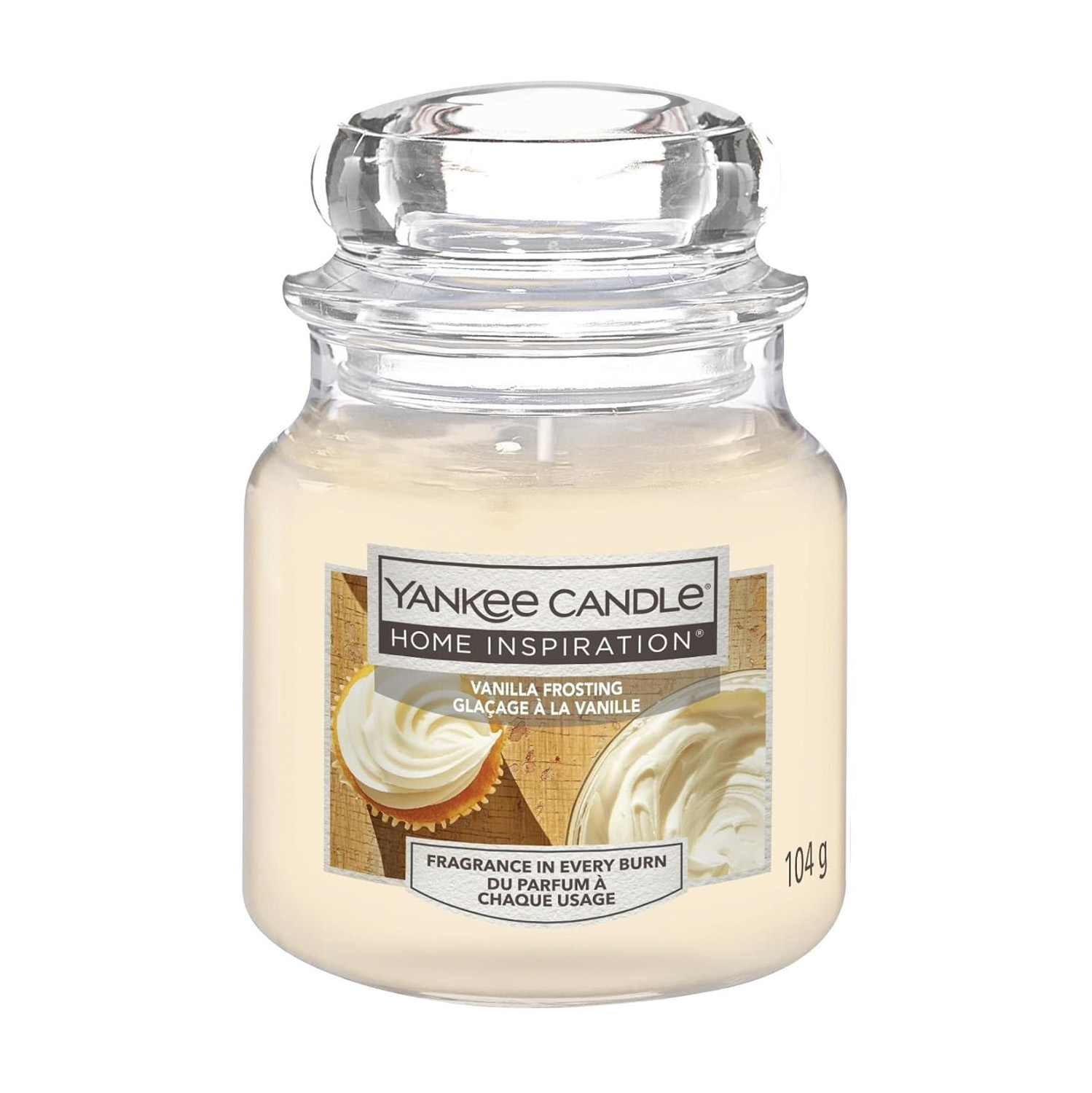 Vanilla Frosting, candela in giara media Yankee Candle