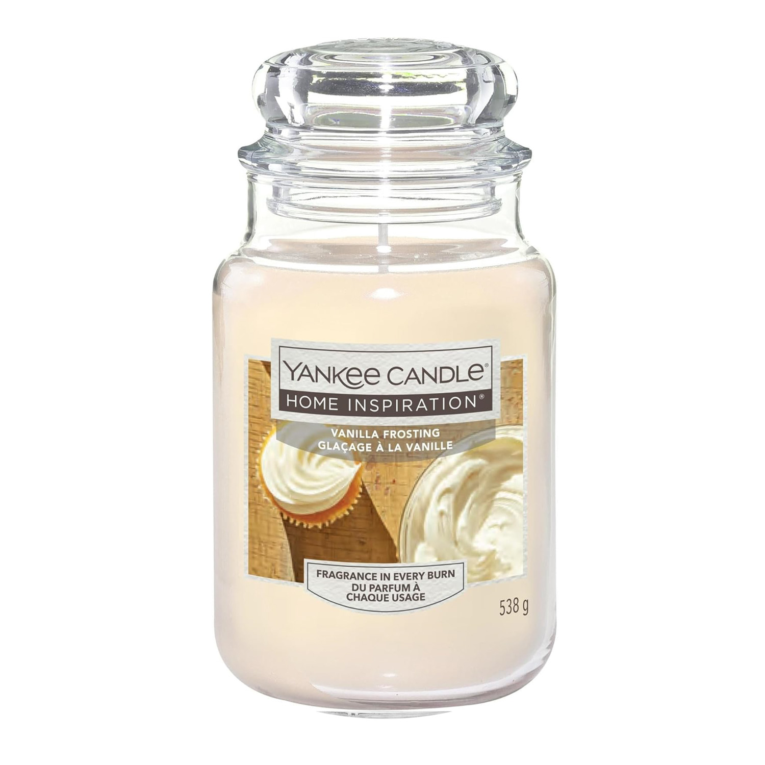 Vanilla Frosting, candela in giara grande Yankee Candle