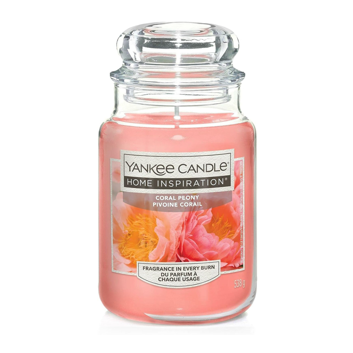 Coral Peony, candela in giara grande Yankee Candle