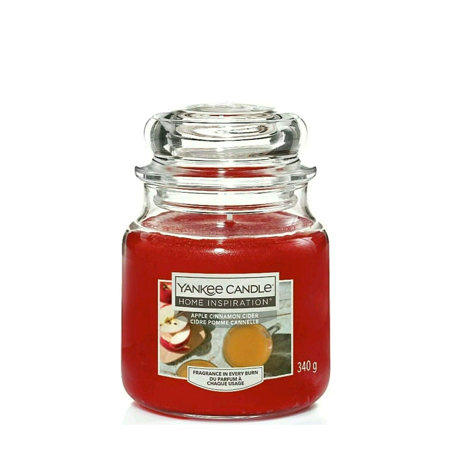 Apple Cinnamon Cider: Candela in Giara Yankee Candle
