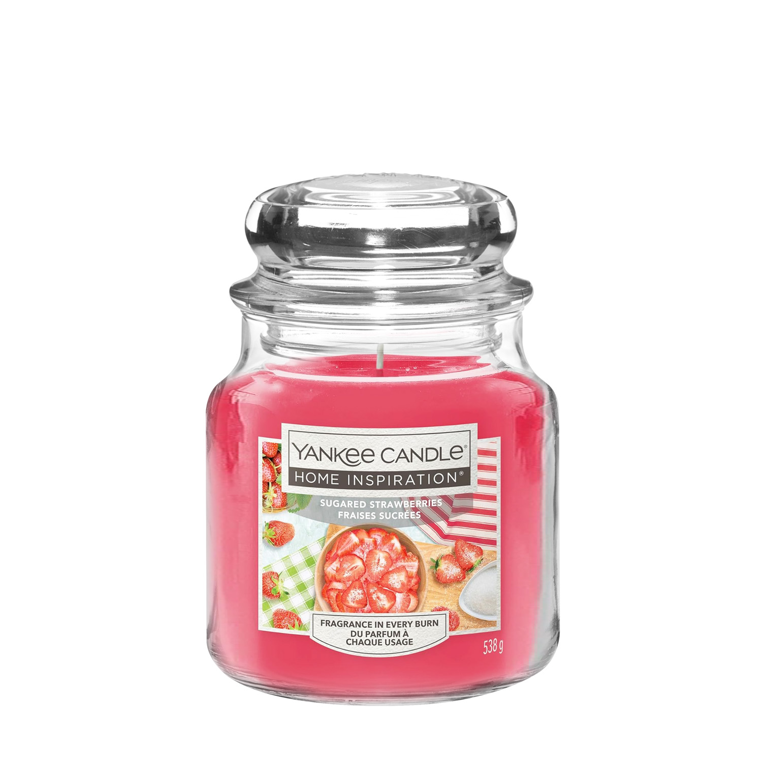 Sugared Strowberries, Candela in Giara Piccola Yankee Candle