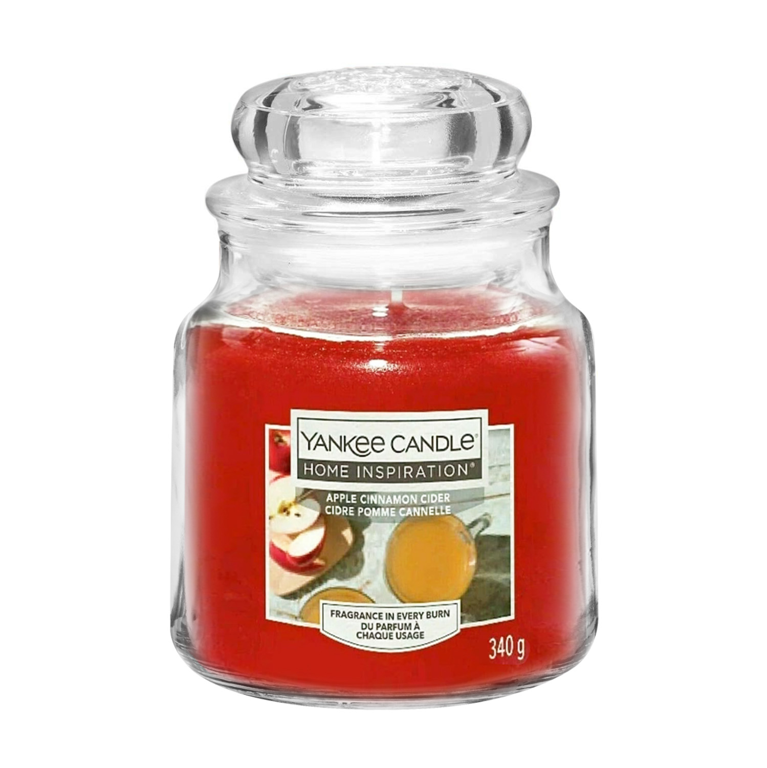 Apple Cinnamon Cider, candela in giara media Yankee Candle