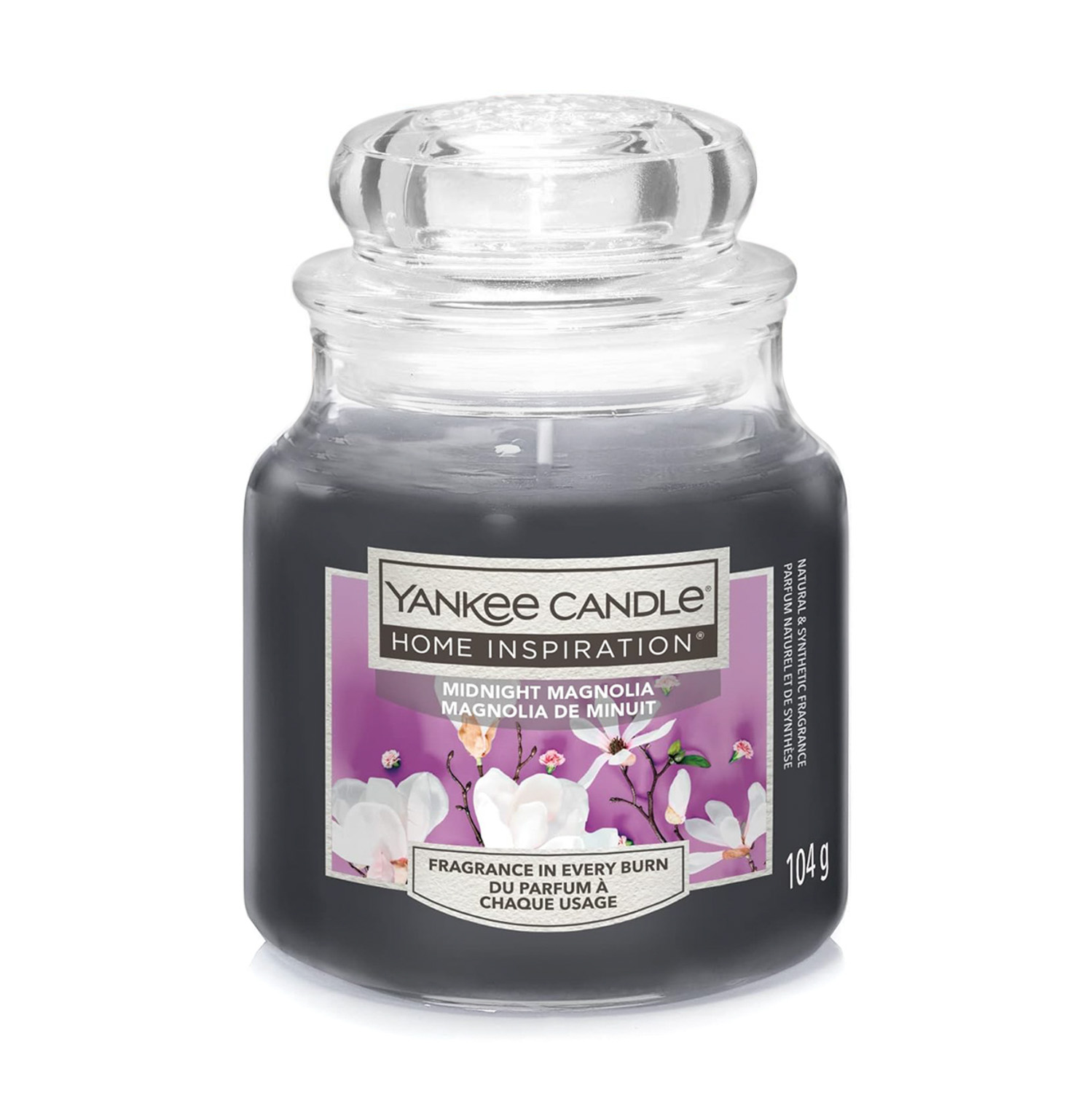 Midnight Magnolia, candela in giara media Yankee Candle