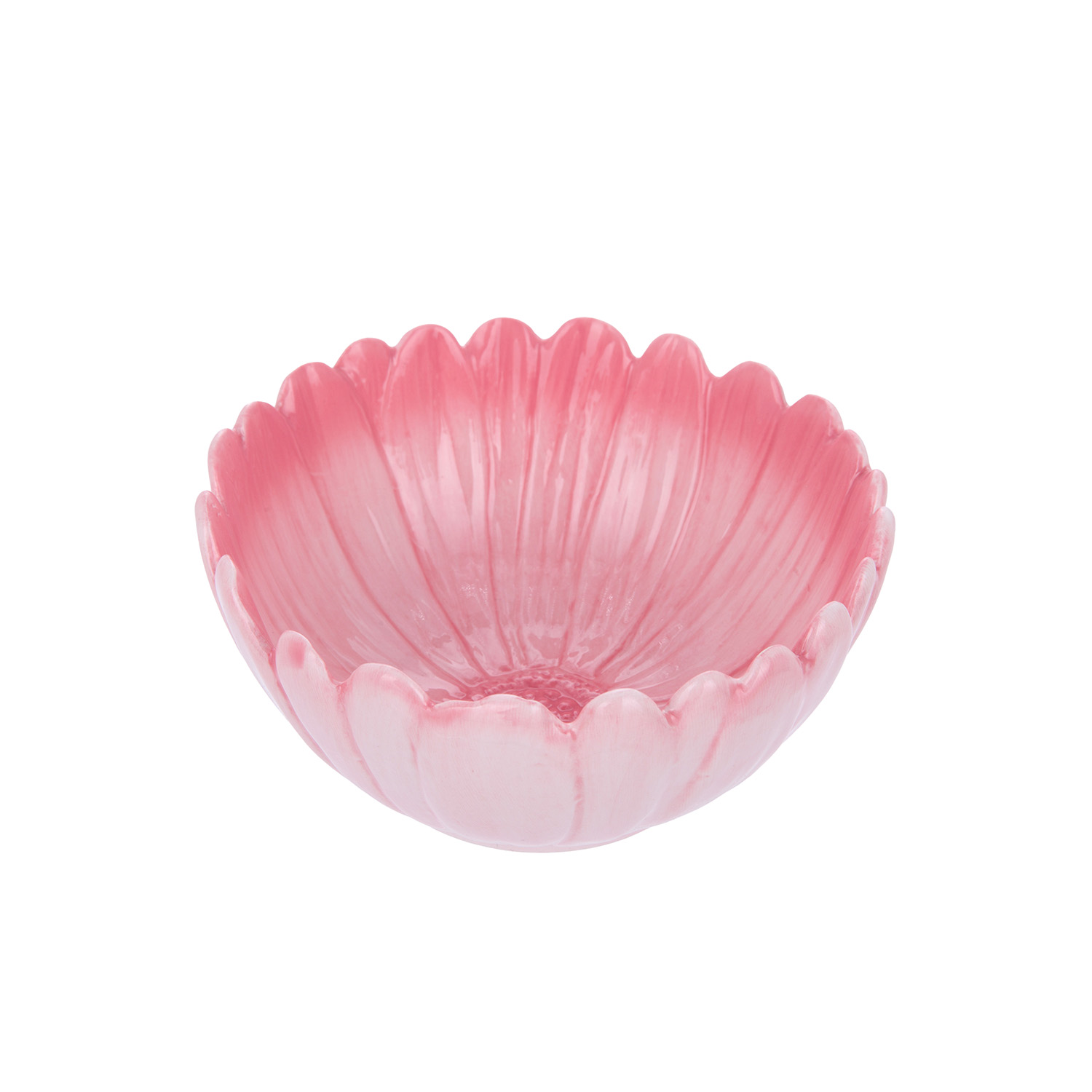 Ciotola fiore rosa 13 cm terracotta Florafruit