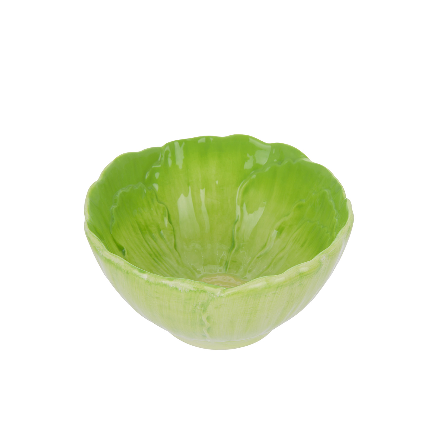 Ciotola fiore verde 13 cm terracotta Florafruit