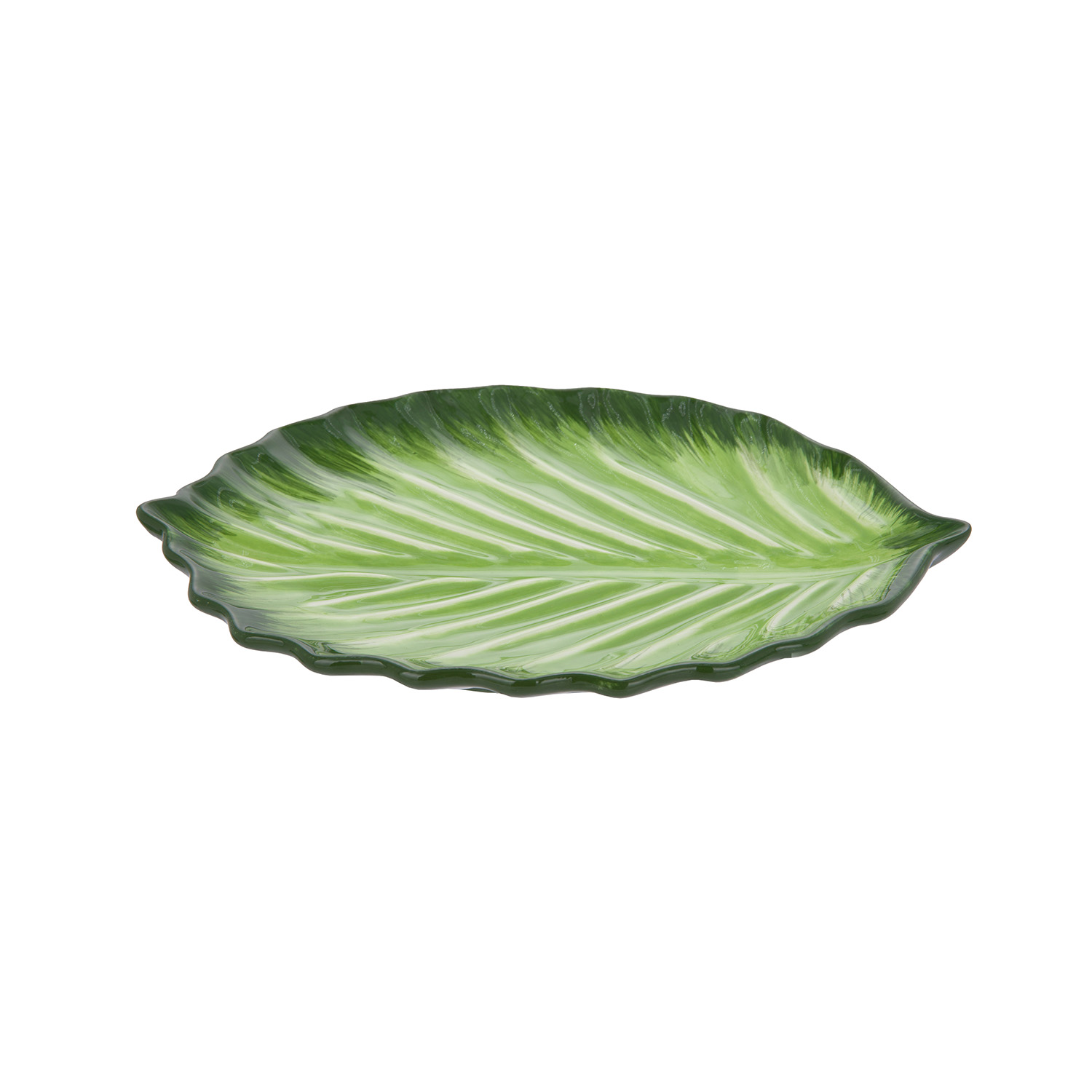 Antipastiera foglia tropicale terracotta Florafruit