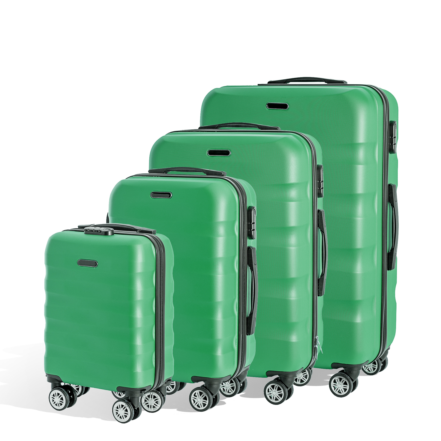Set 4 valigie verde Flight