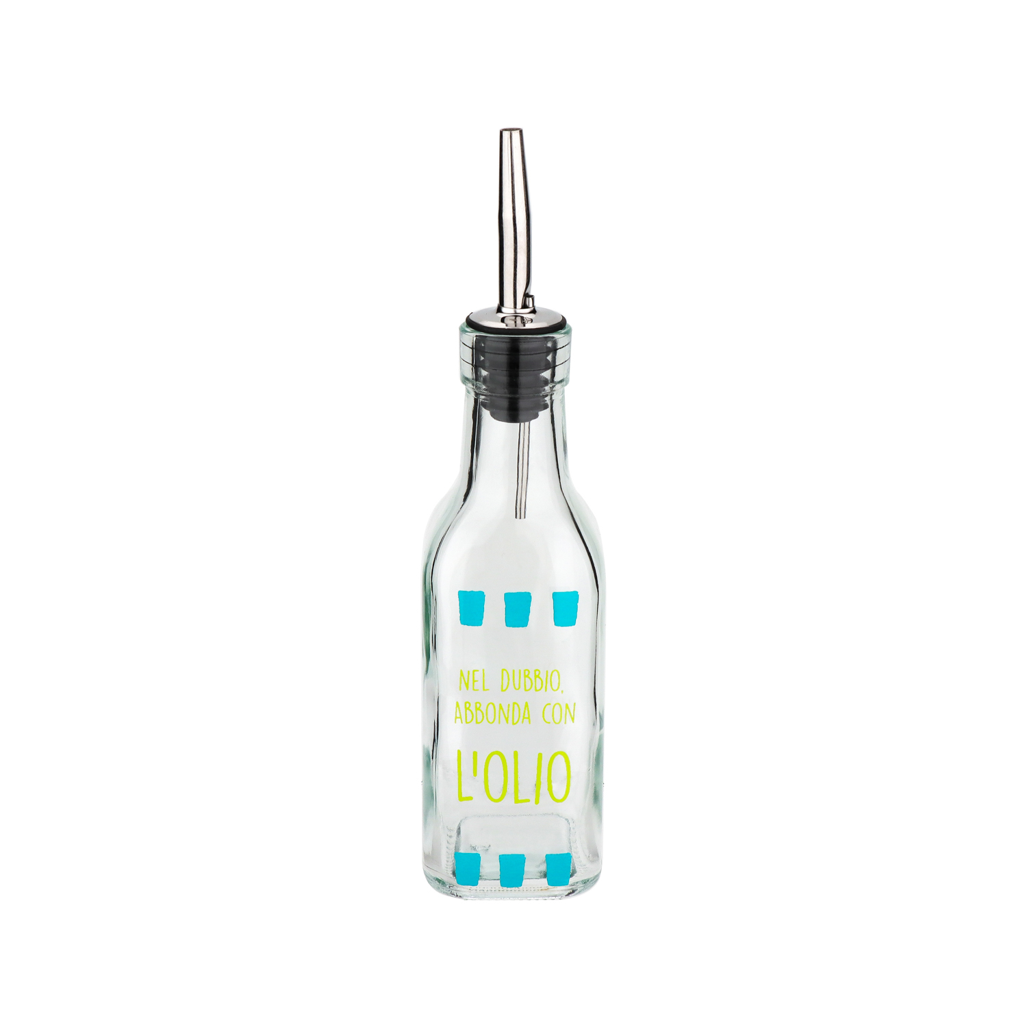 Oliera con beccuccio vetro 200 ml Abbonda con olio Color Bloom