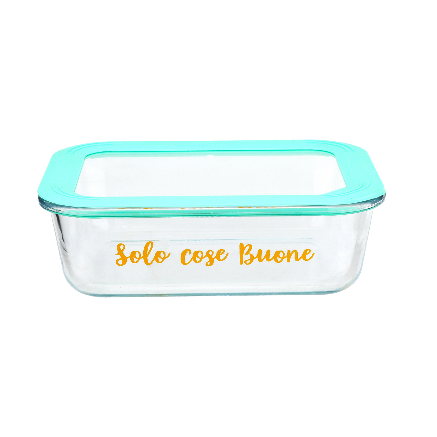 Contenitore alimentare in vetro borosilicato 1 L Color Bloom