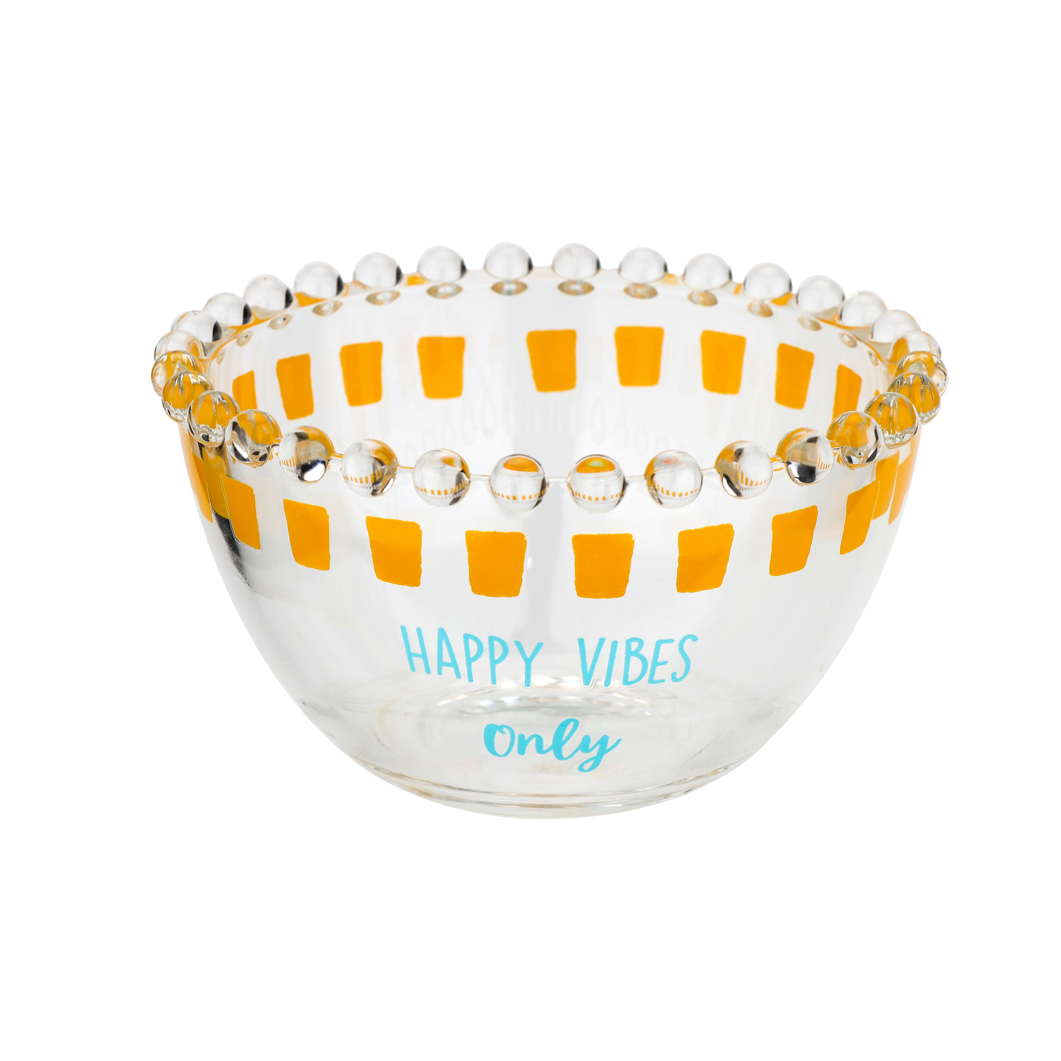 Ciotola in vetro 250 ml Happy vibes Color Bloom