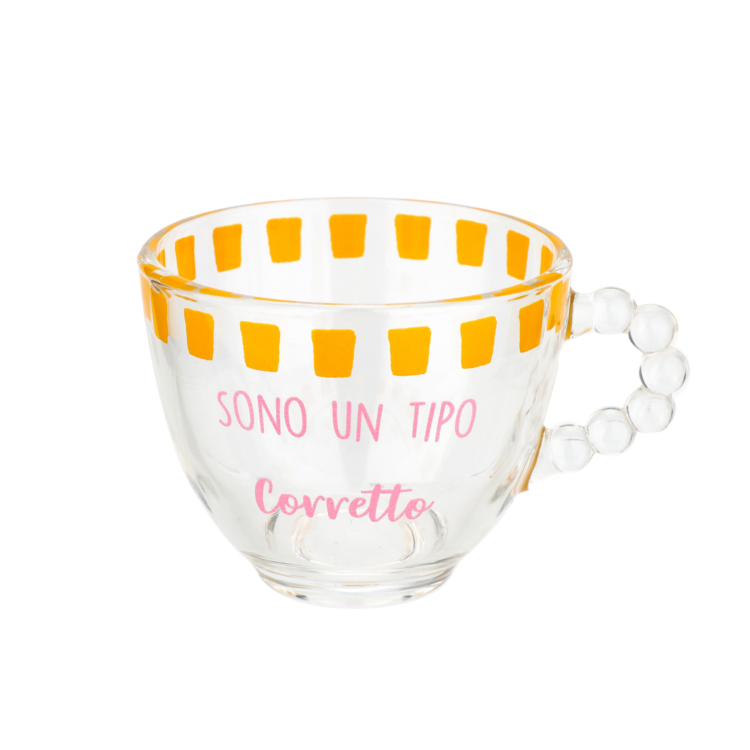 Tazza caffè vetro 190 ml Tipo corretto Color Bloom