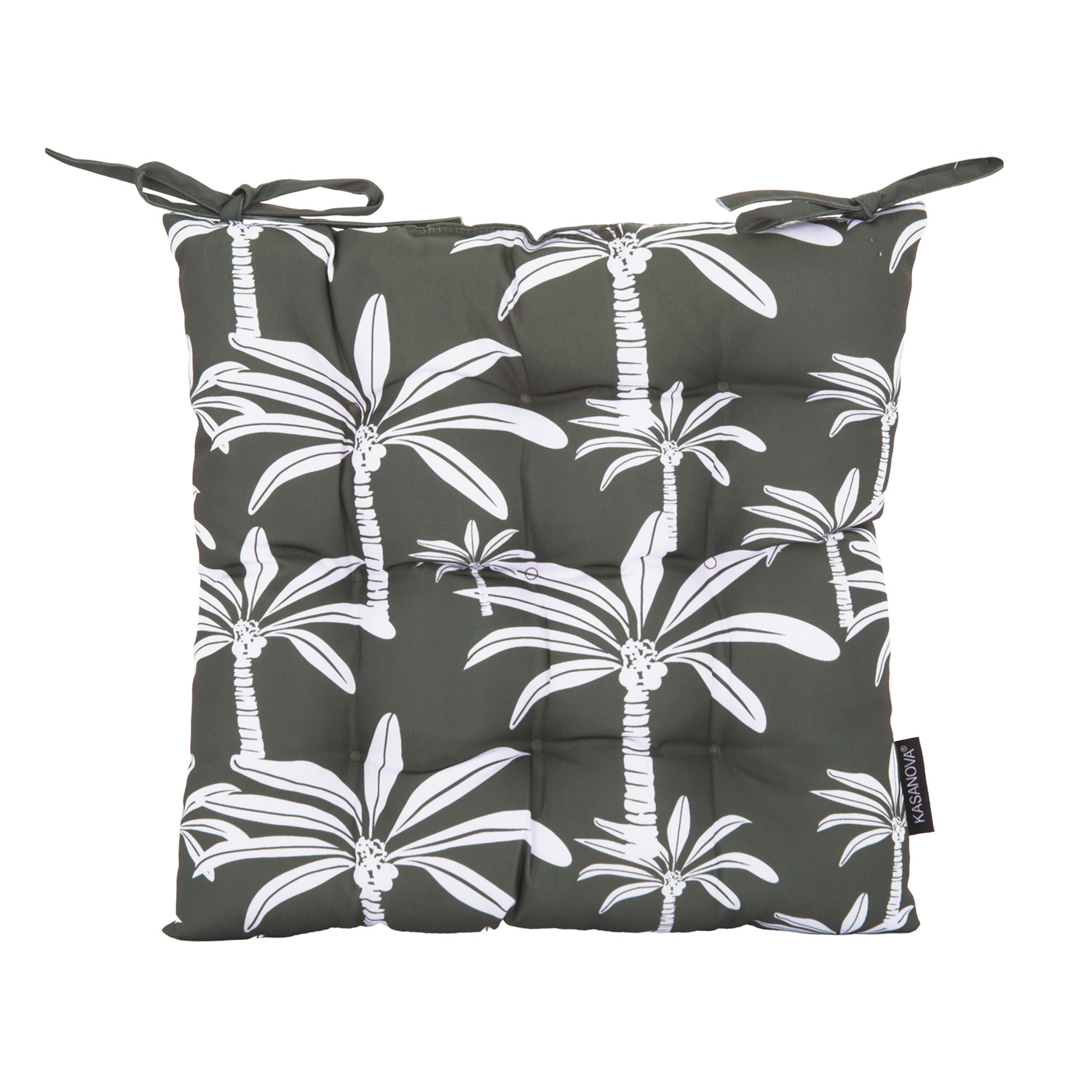 Cuscino sedia idrorepellente 40x40 cm grigio