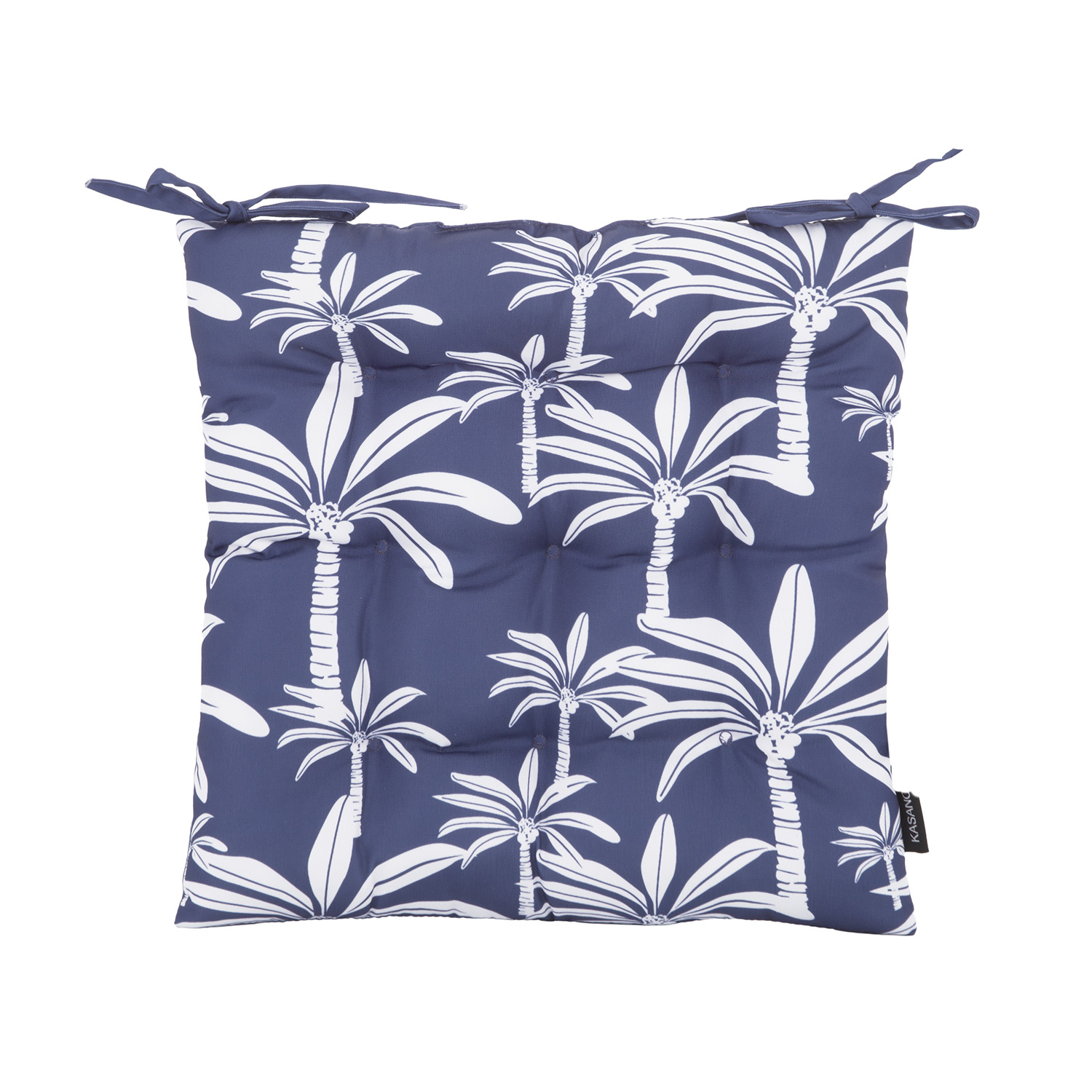 Cuscino sedia idrorepellente 40x40 cm blu