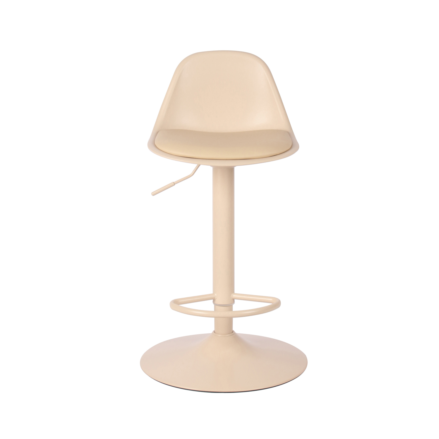 Sgabello bar regolabile 82 103 cm - beige