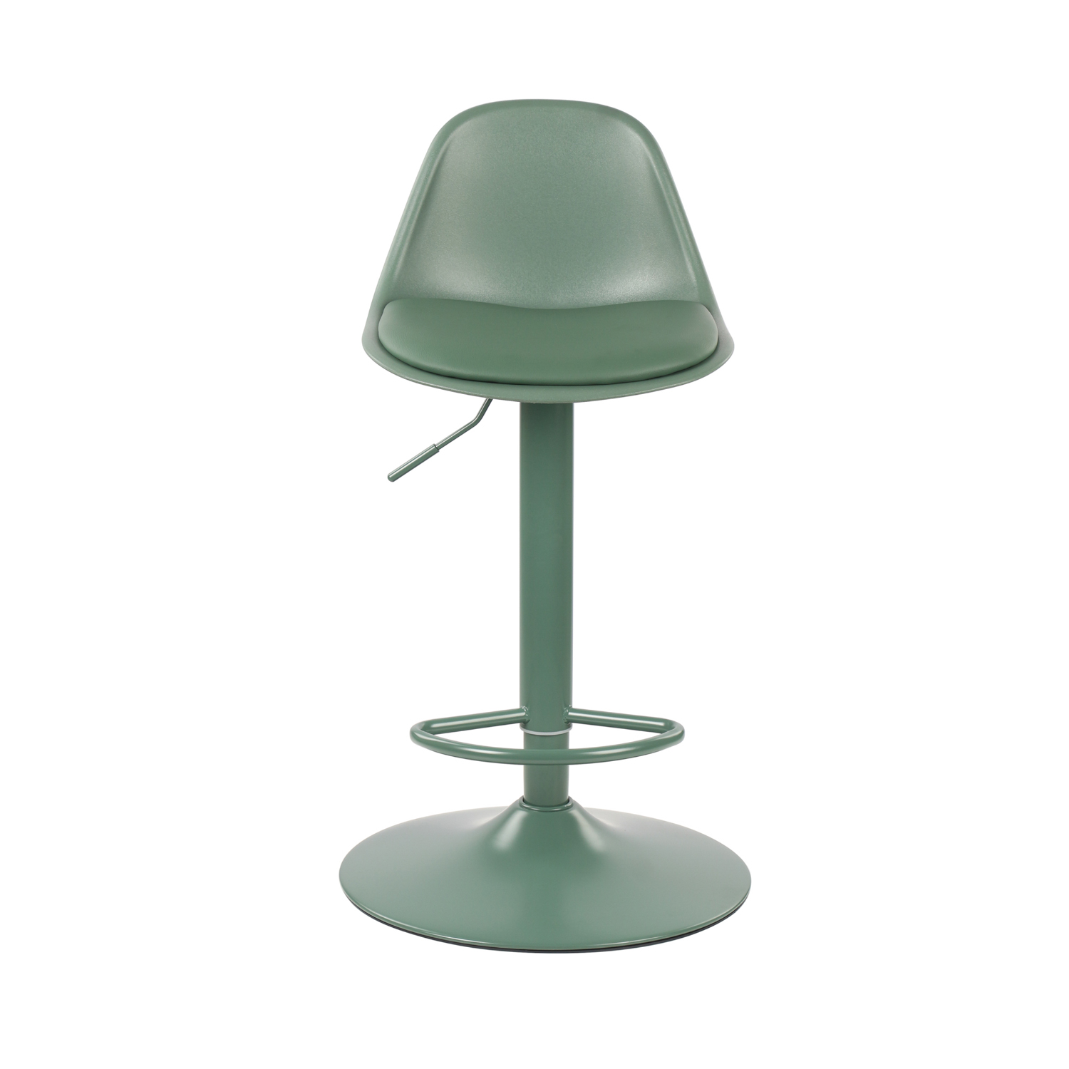 Sgabello bar regolabile 82 103 cm - verde