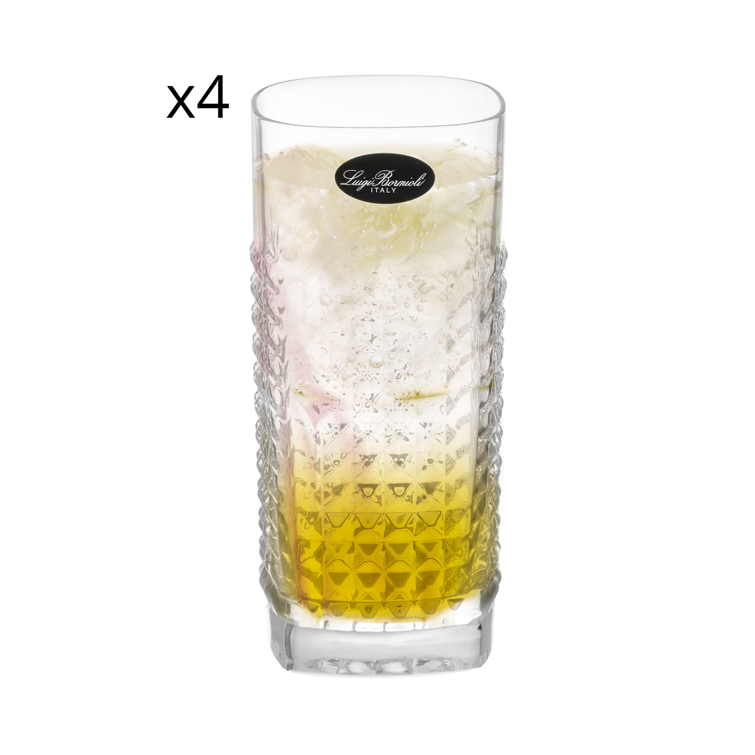 Set 4 bicchieri cocktail Mixology Elixir Luigi