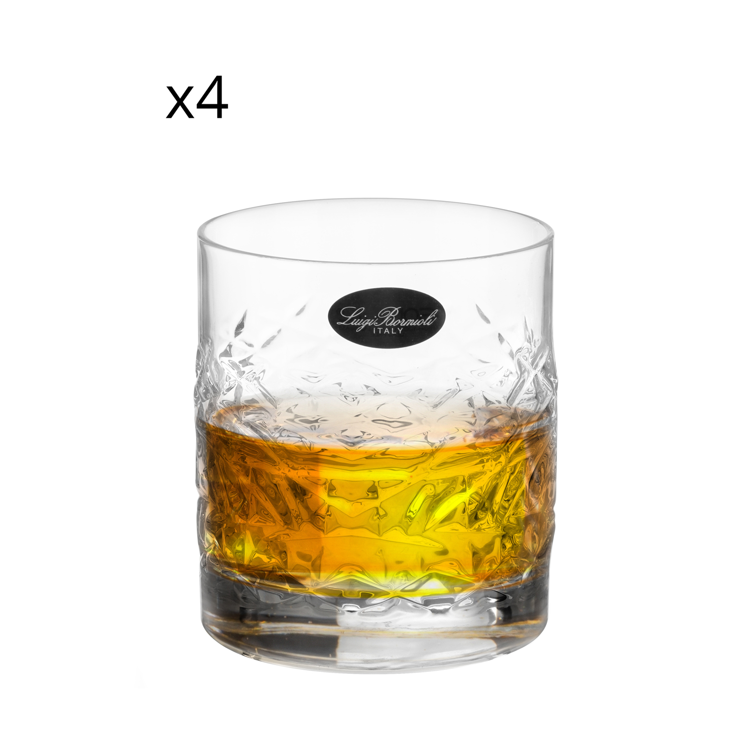 Set 4 bicchieri whisky Mixology Luigi Bormioli