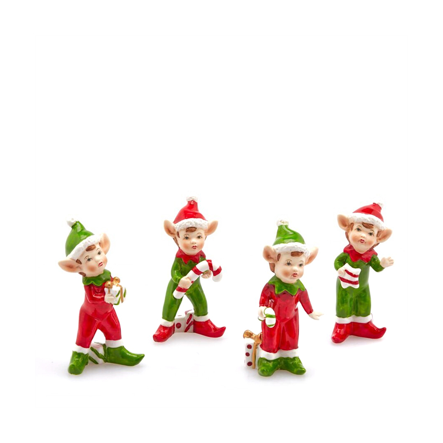 Decorazione elfo 11,5 cm assortito