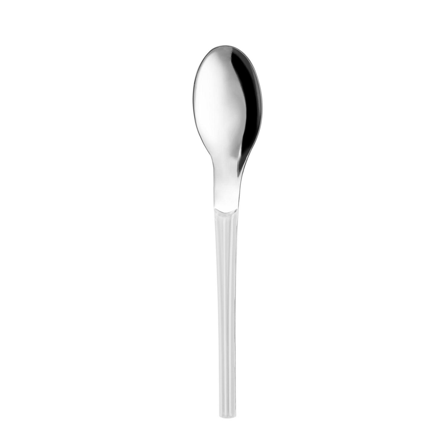 Cucchiaio Iris in acciaio inox e plastica