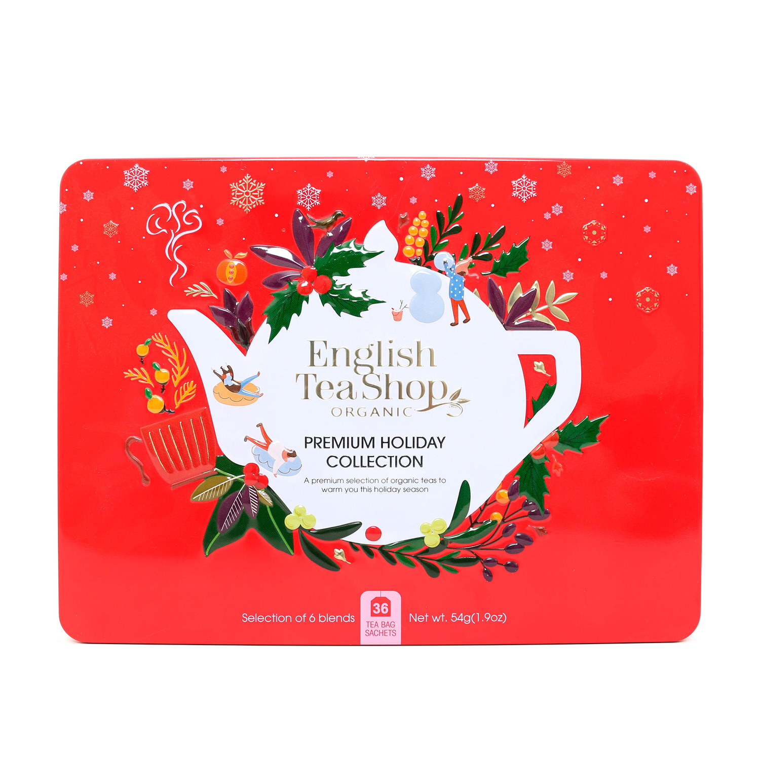 Set 36 tisane scatola regalo Natale English Tea Shop