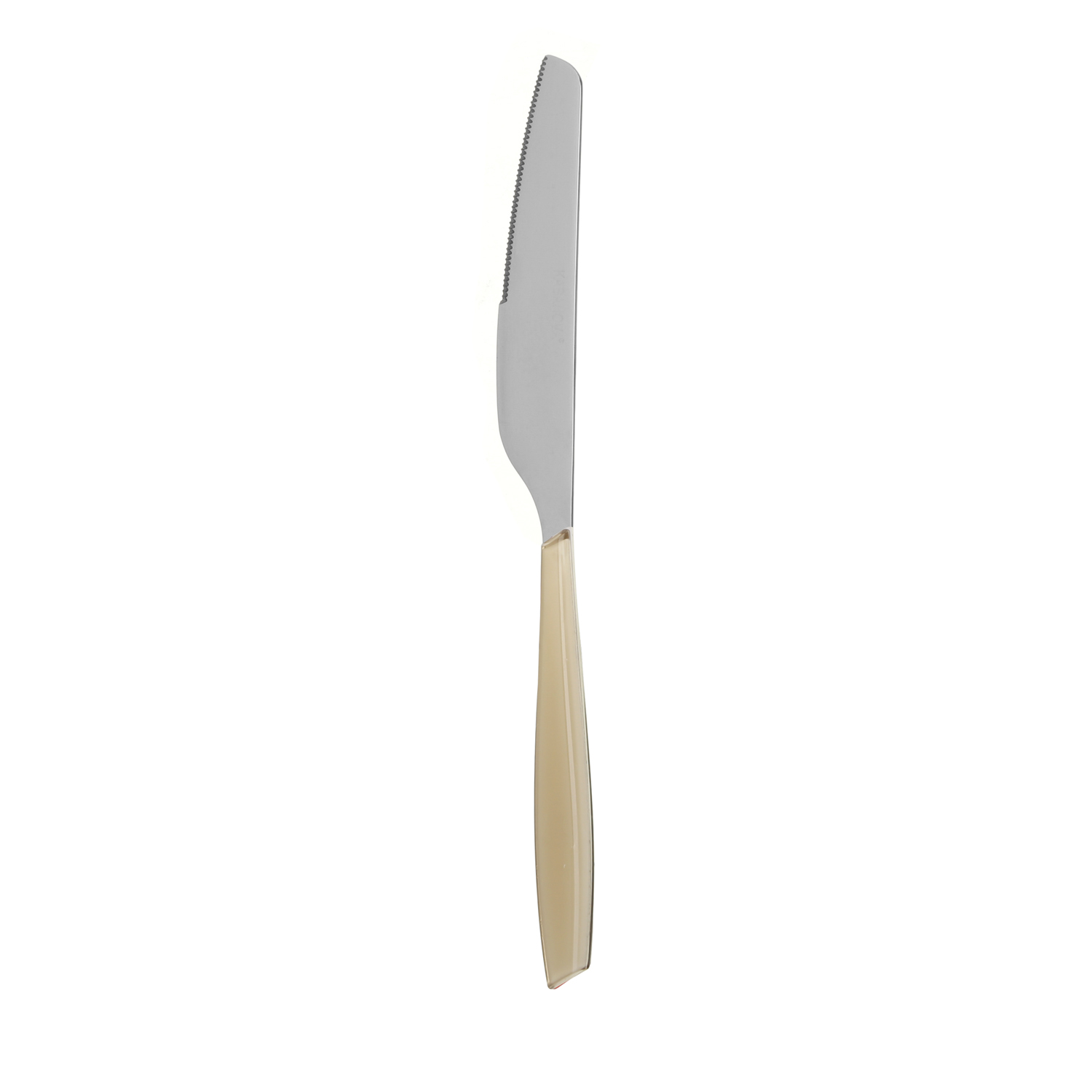 Coltello tavola sfuso grigio in acciaio inox Silhouette
