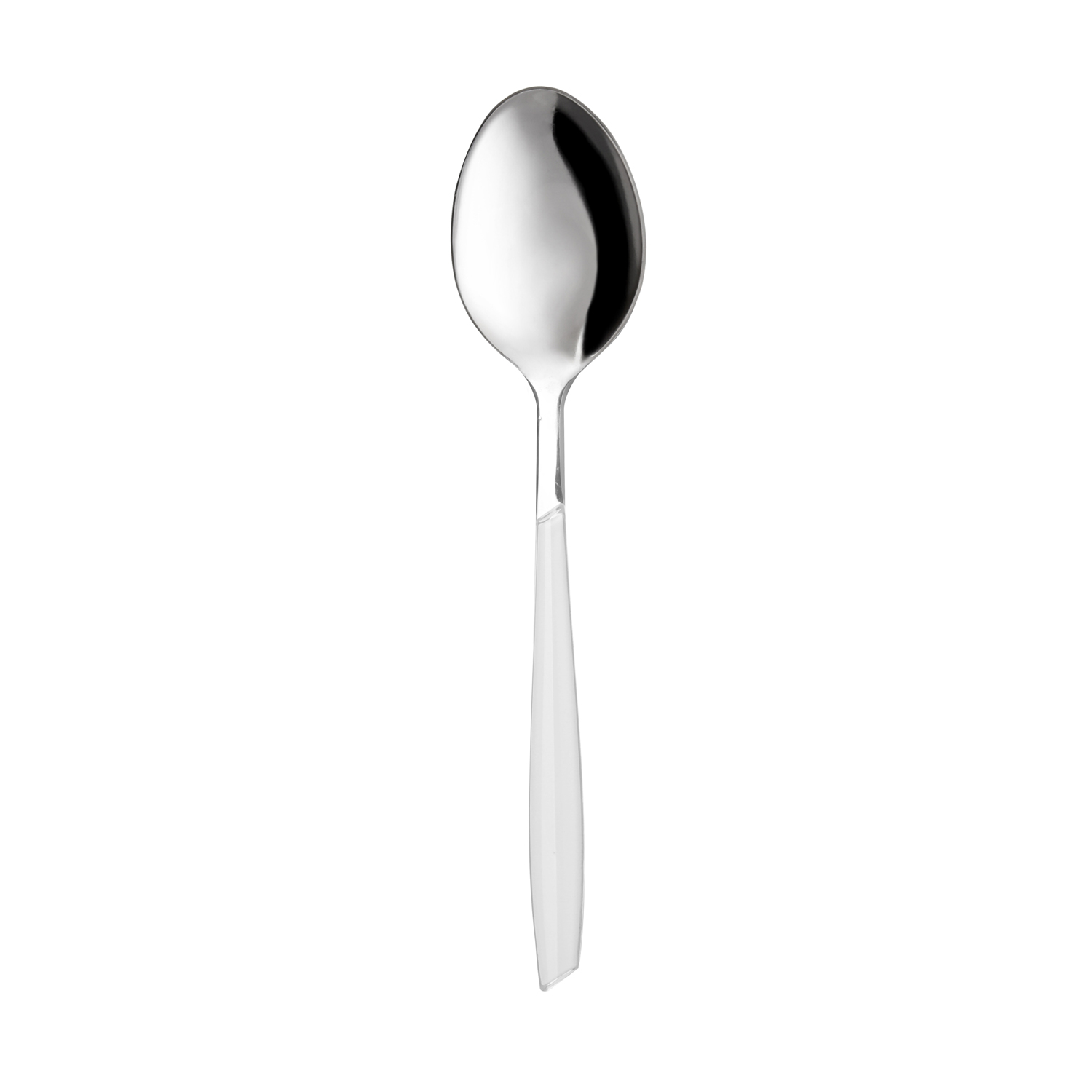 Cucchiaio tavola sfuso bianco in acciaio inox Silhouette