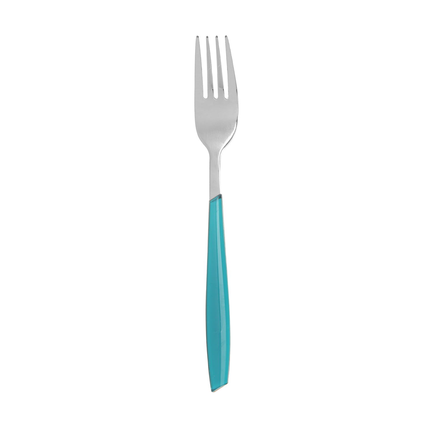 Forchetta tavola sfusa azzurro in acciaio inox Silhouette