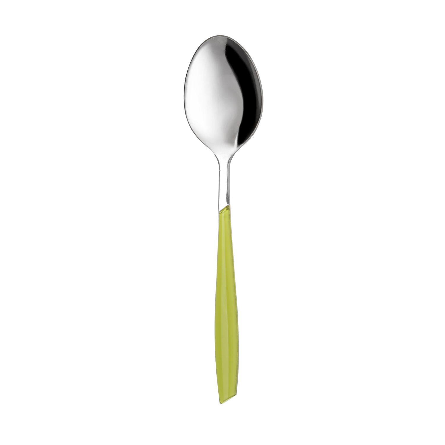 Cucchiaio tavola sfuso verde in acciaio inox Silhouette