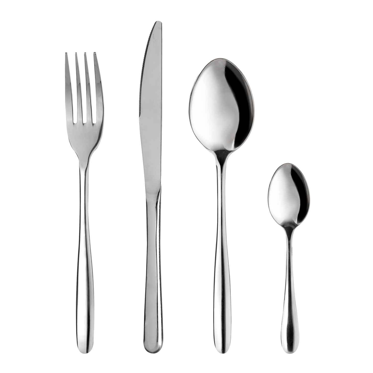 Set 24 posate Alfa in acciaio inox