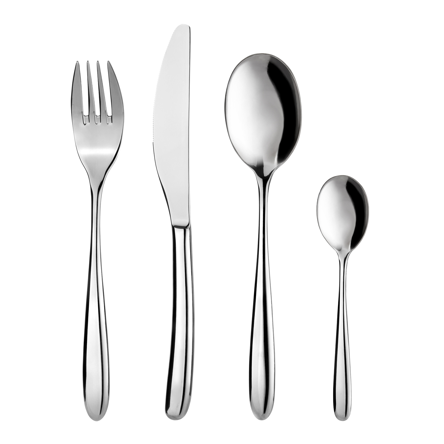 Set posate Omega da 24 pezzi, in acciaio inox