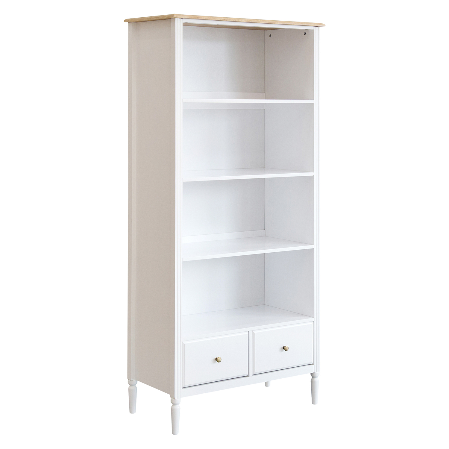 Libreria con 2 cassetti 90x174,5x40 cm Solen