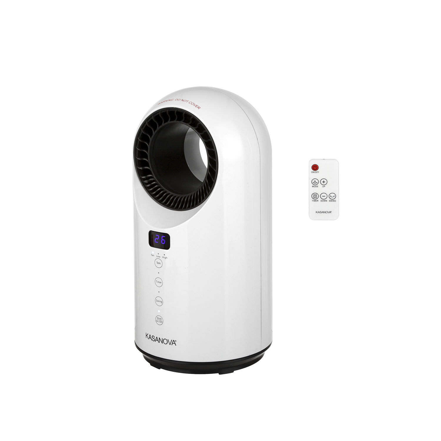 Termoventilatore senza pale con display LED