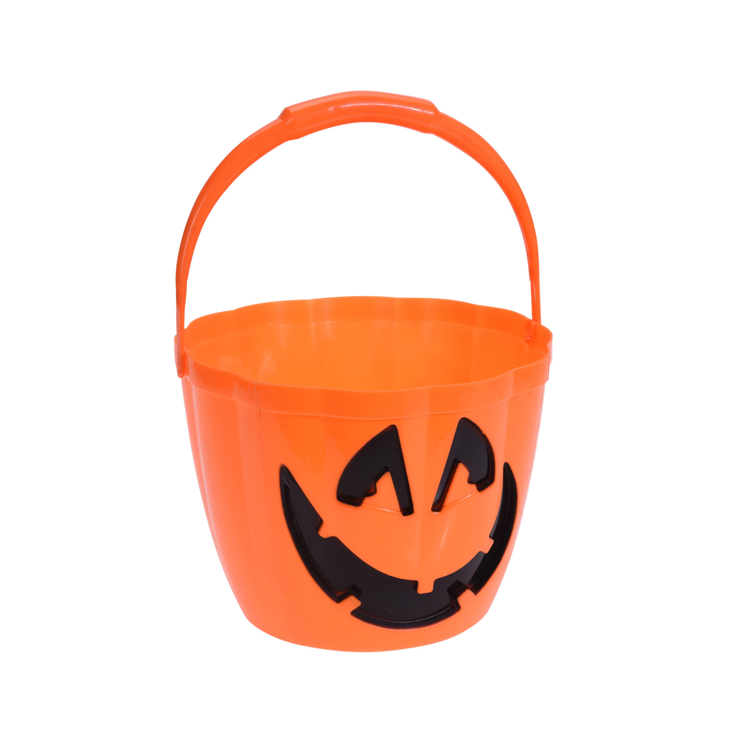 Secchiello Zucca Halloween LED 22x17 cm