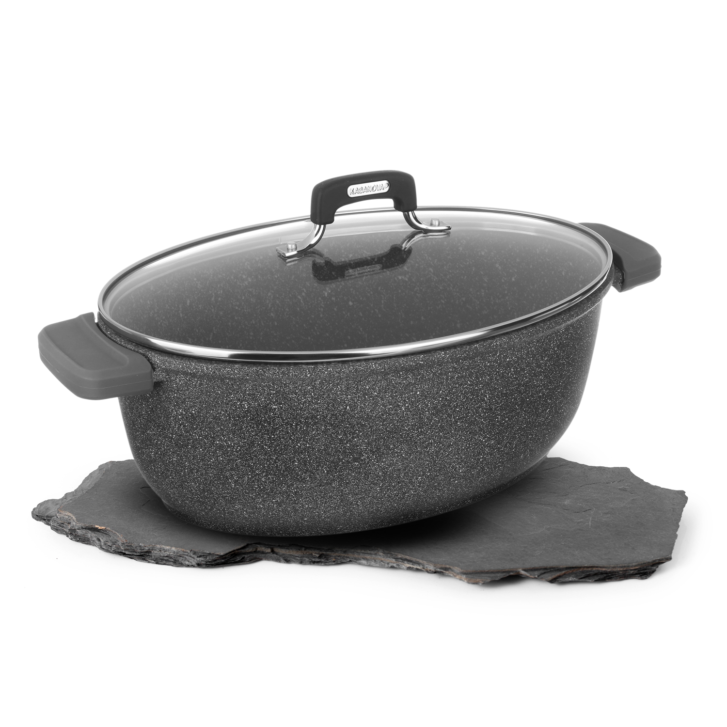 Rostiera ovale 34x22 cm New Petra Dark