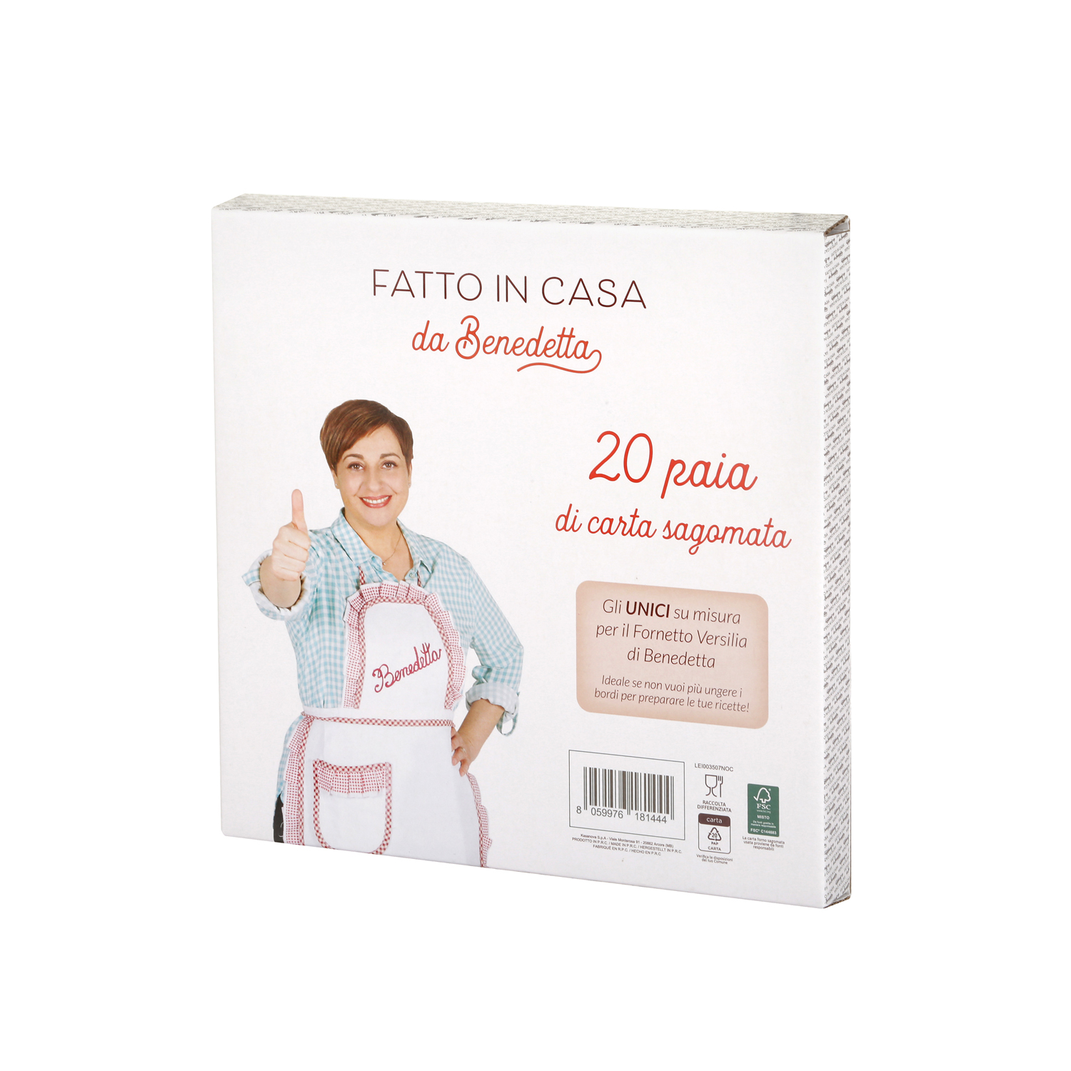 20 Paia di Fogli Carta Forno per Fornetto Versilia - Fatto in Casa da Benedetta