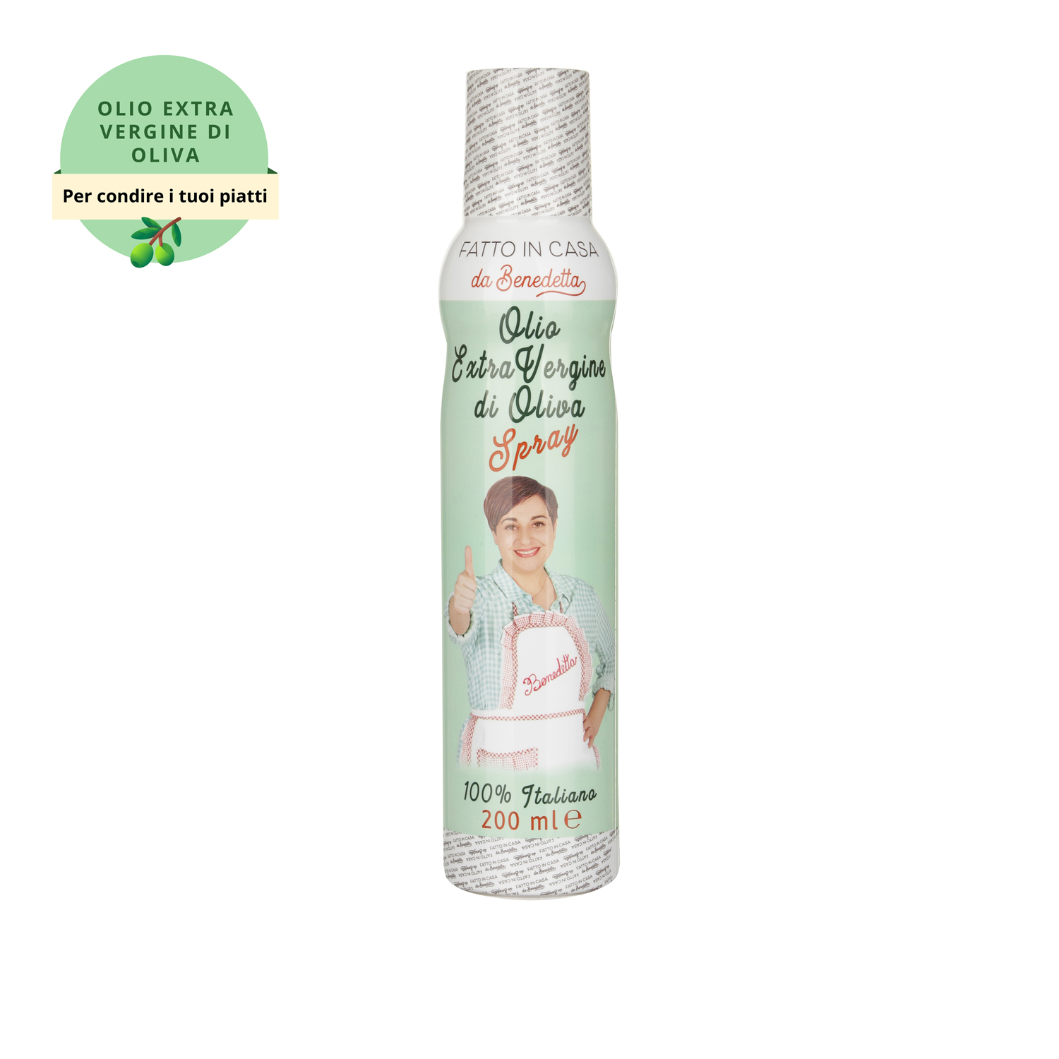Olio extra vergine di oliva spray 200 ml Fatto in casa da Benedetta