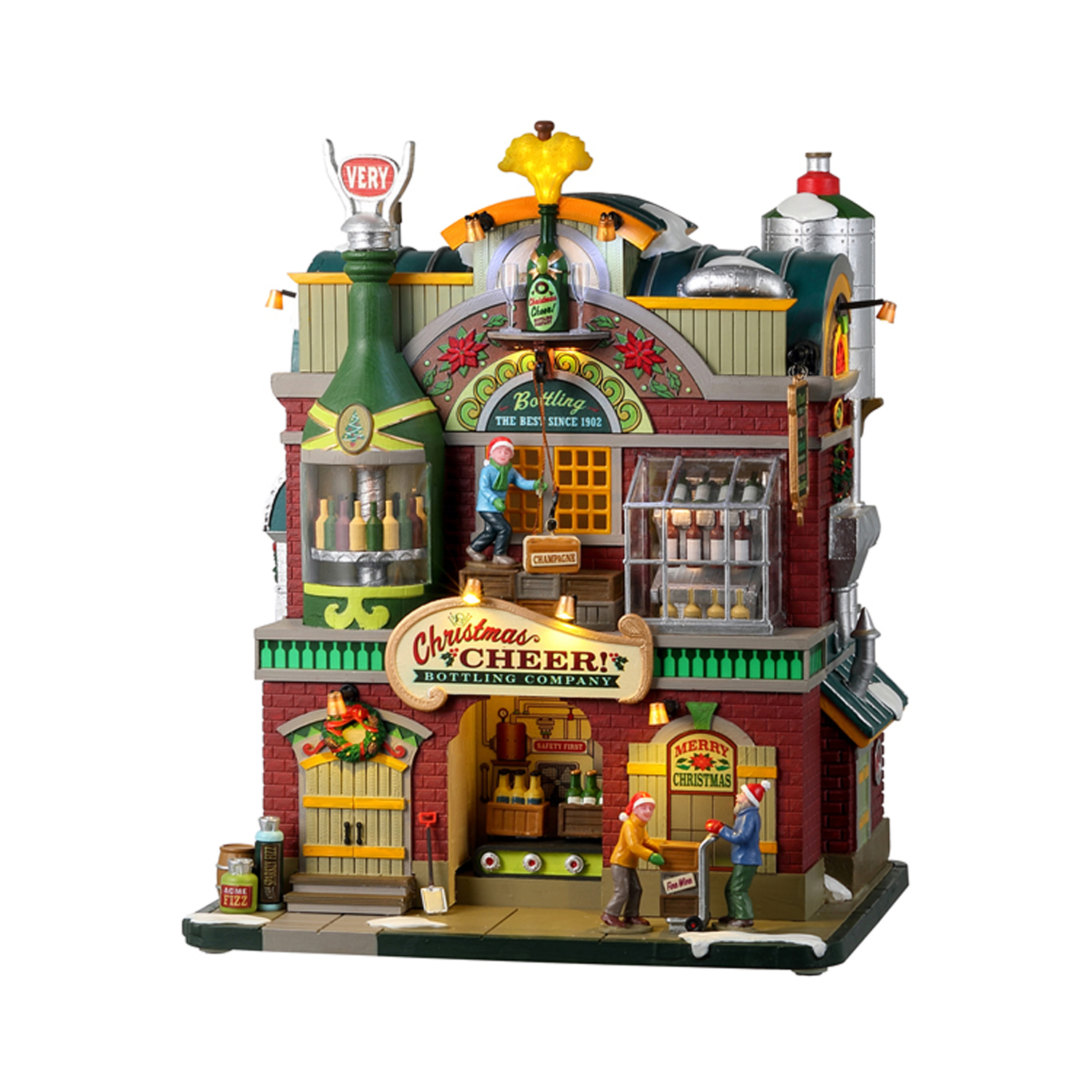 Fabbrica imbottigliamento Lemax decorazione Natale
